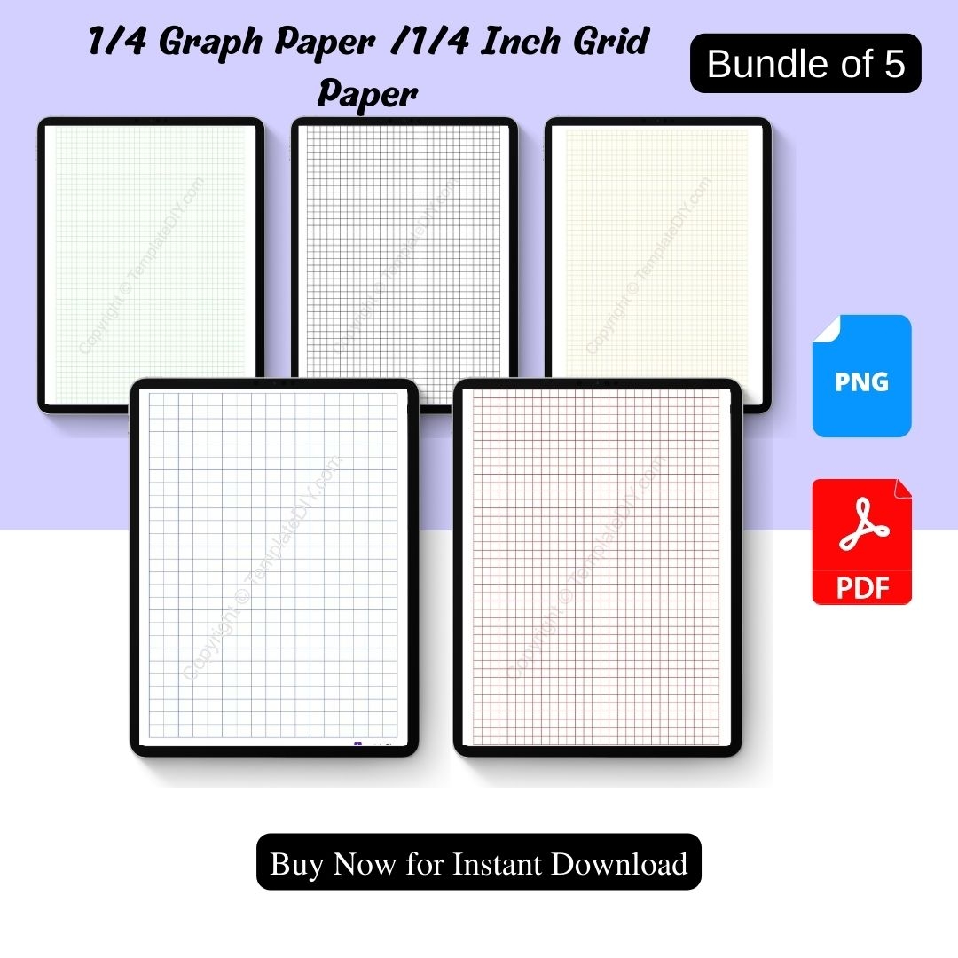 1/4 Graph Paper Printable