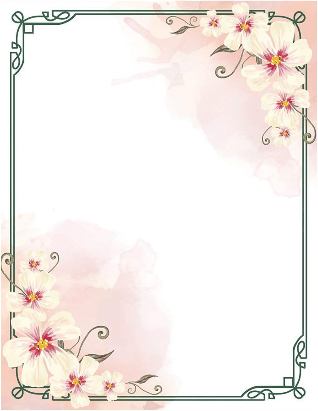 Printable Pretty Lined Paper