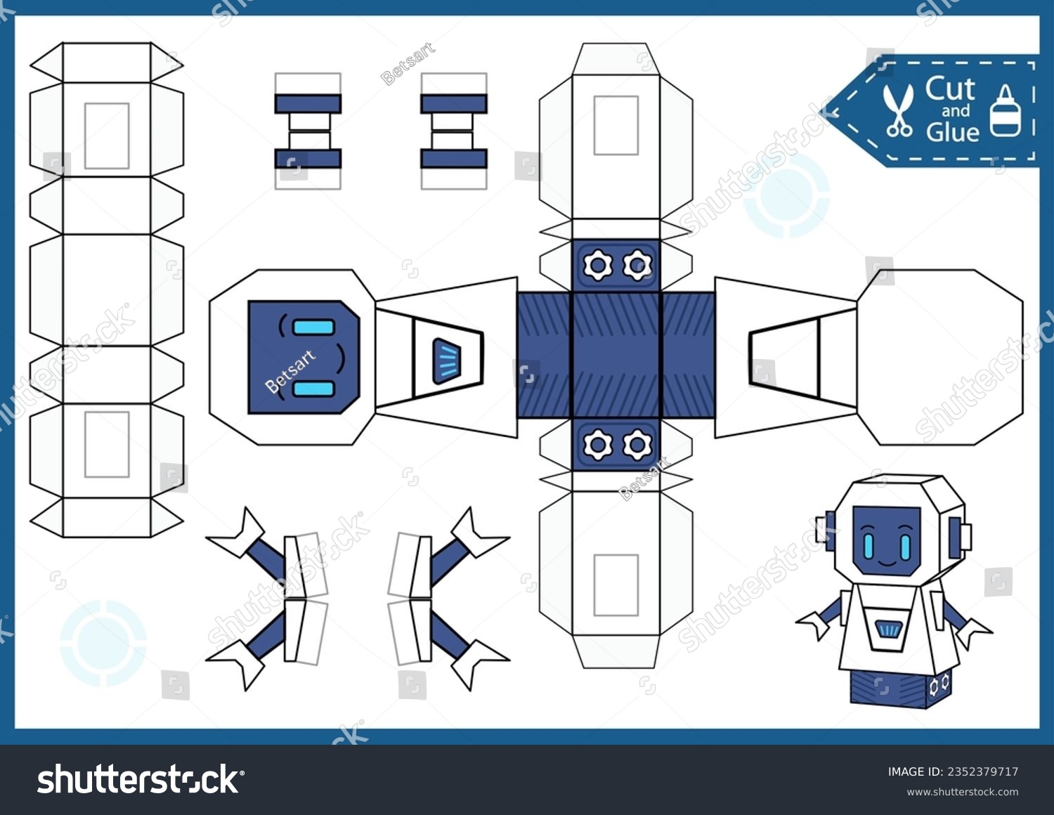 11 166 Robot Cut Out Stock Vectors And Vector Art Shutterstock