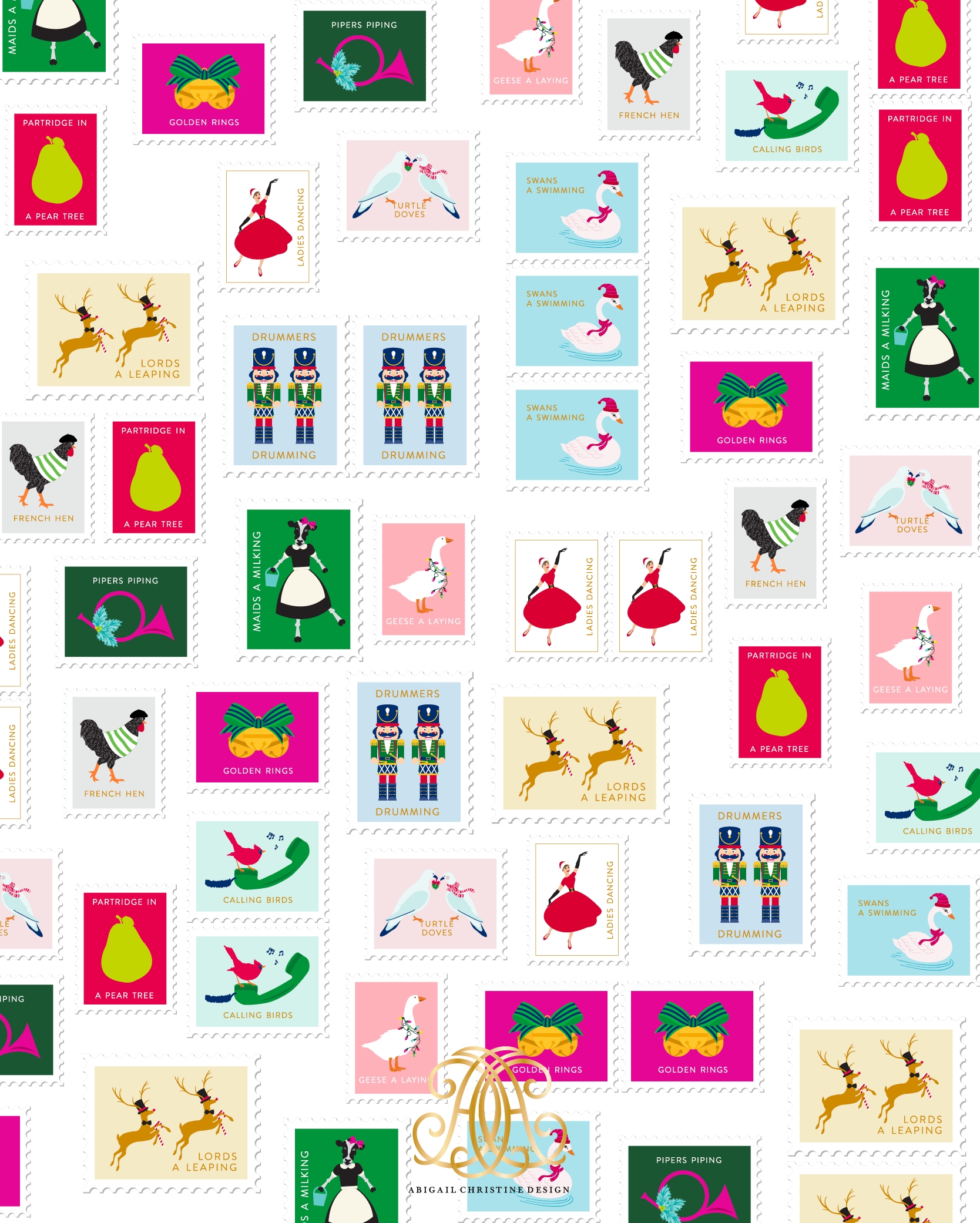 Printable Christmas Gift Wrapping Paper