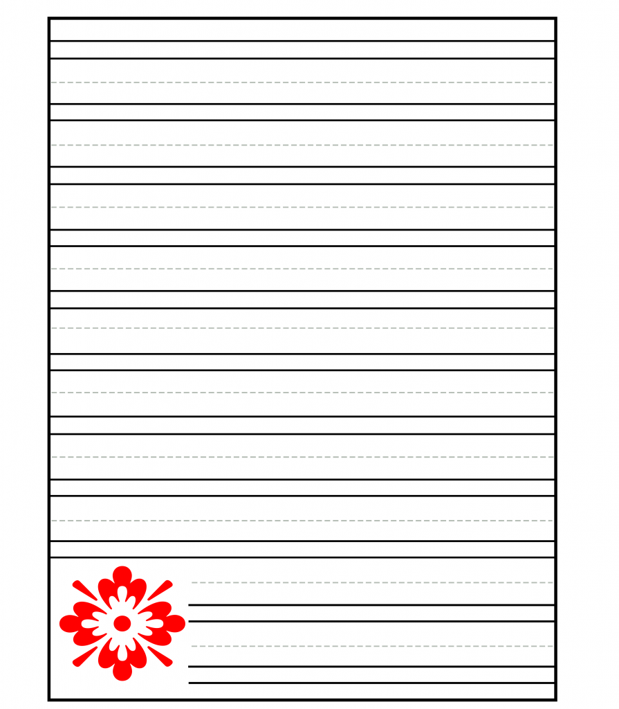 Double Line Paper Printable