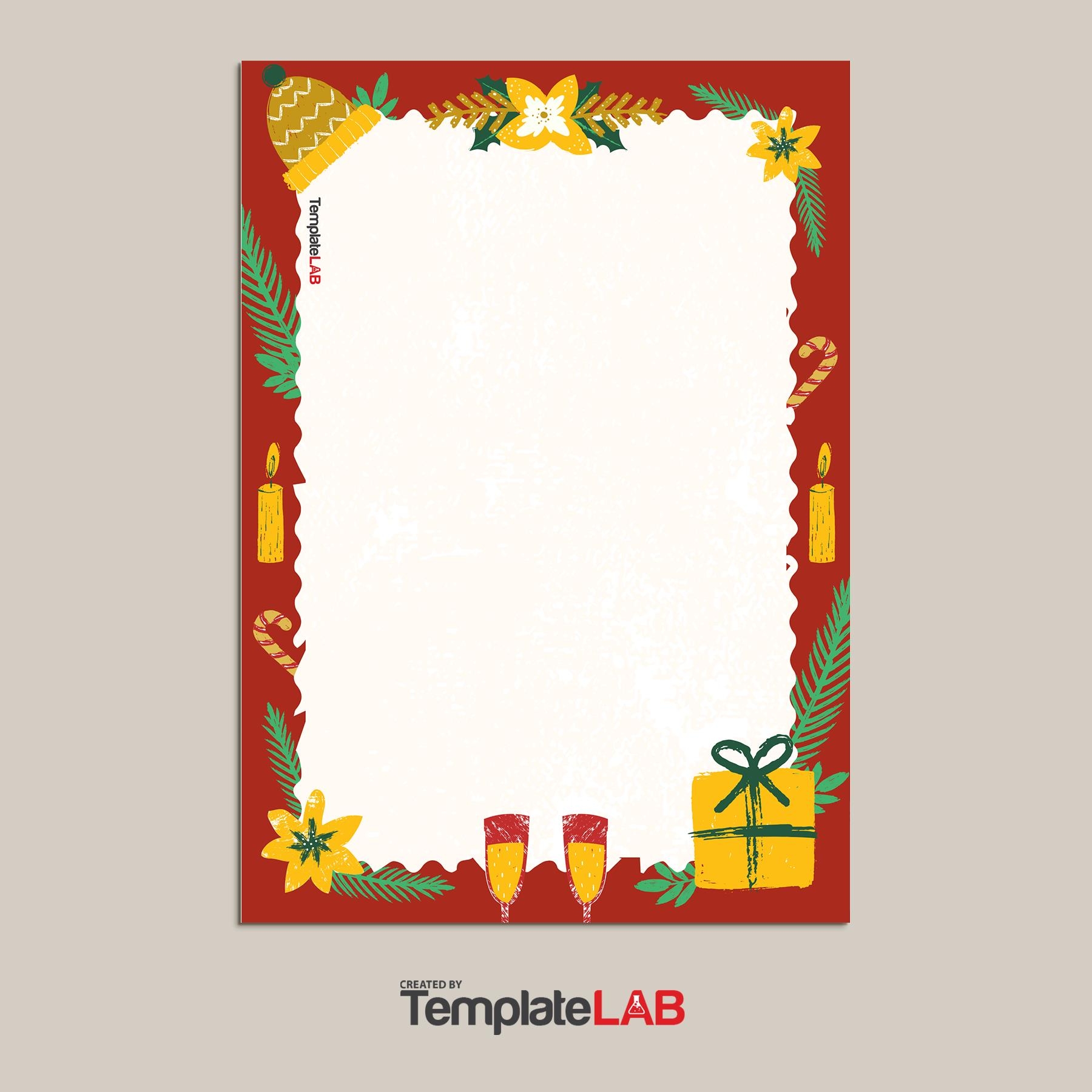 Printable Christmas Border Paper