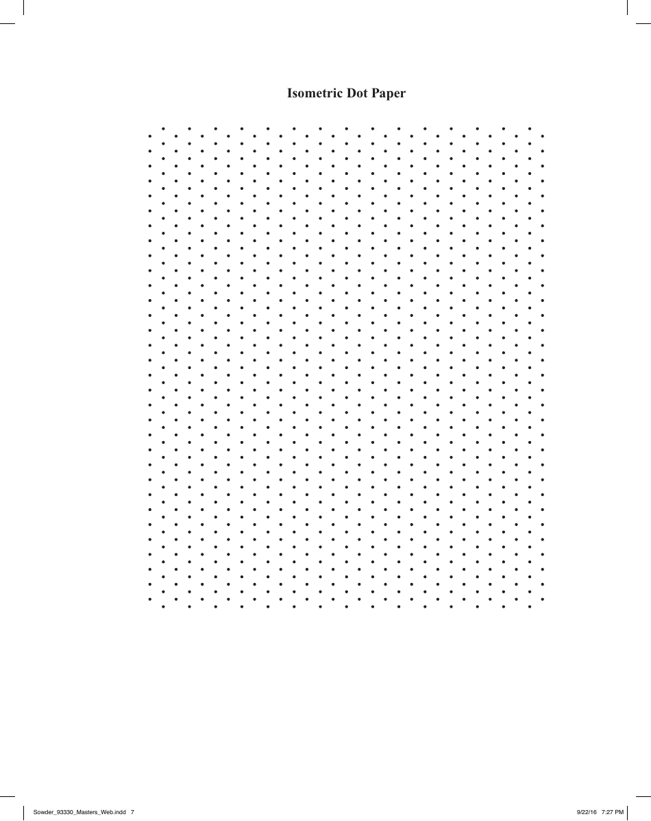 Isometric Drawing Paper Printable