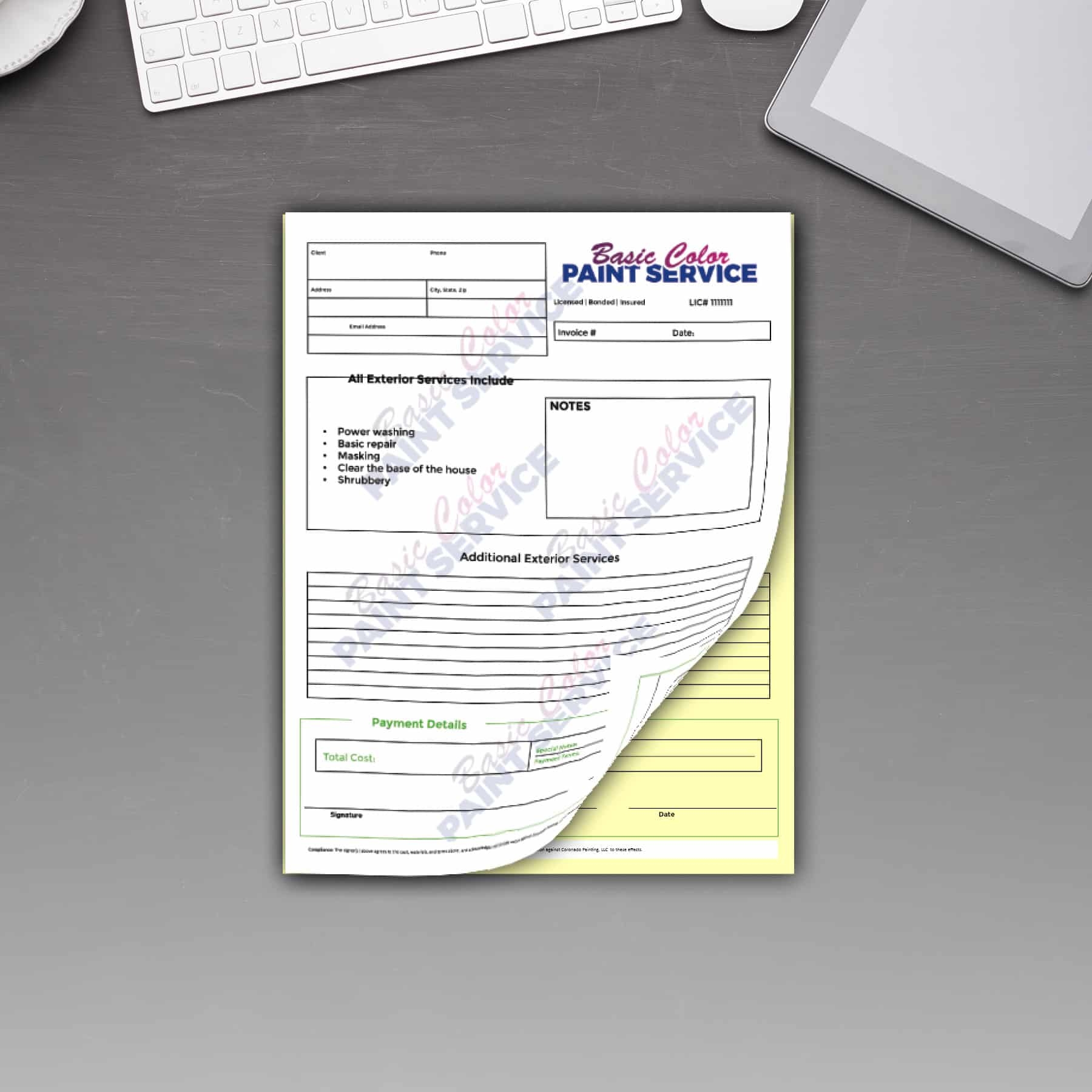 2 Part Carbonless Forms Low Minimums With Free Shipping On All Orders