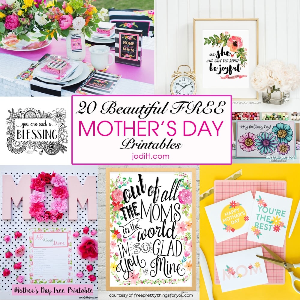 Mother's Day Wrapping Paper Printable Free