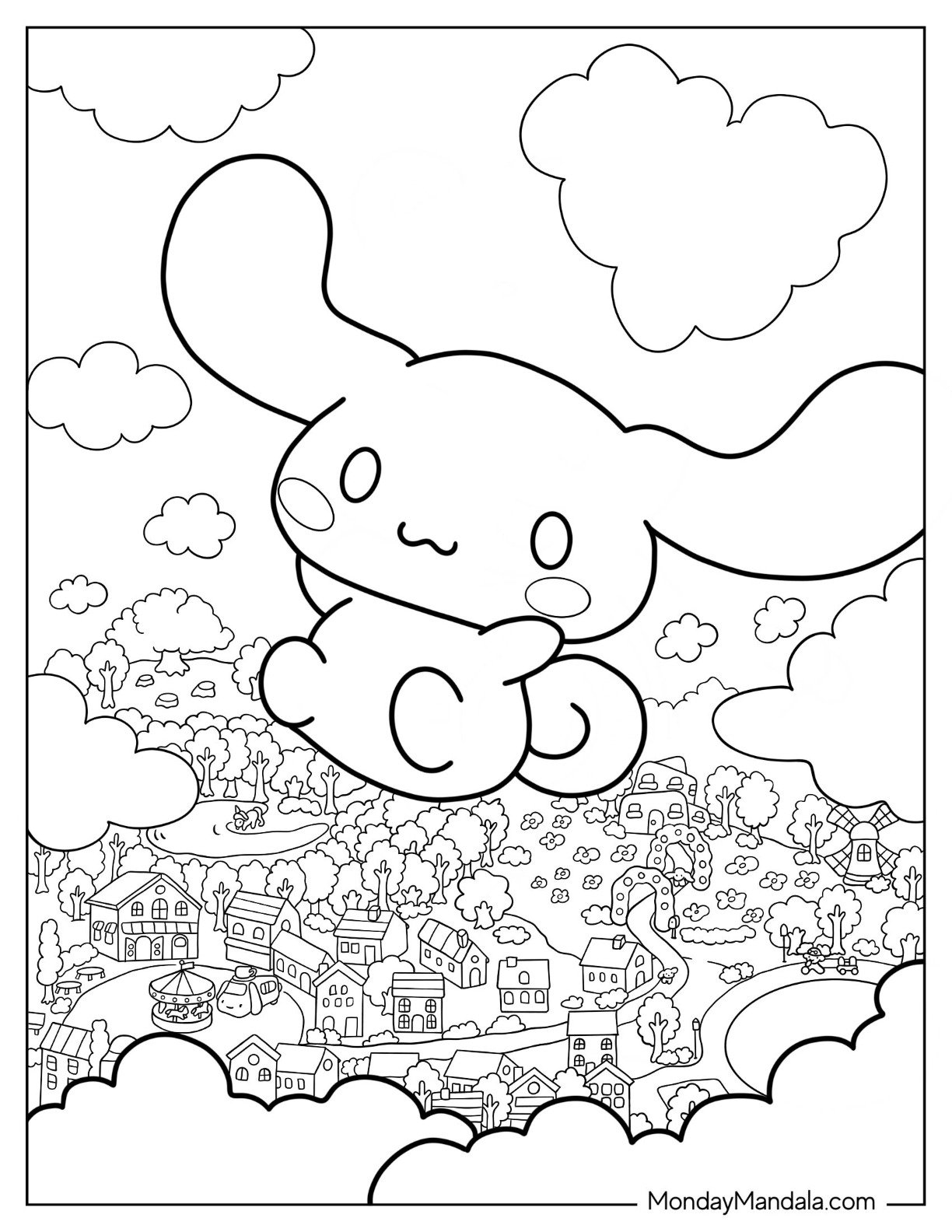 22 Cinnamoroll Coloring Pages Free PDF Printables 