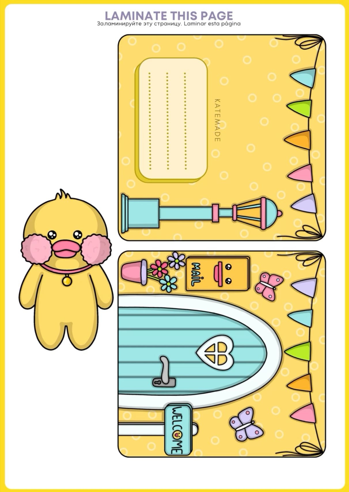 22 Duck House Ideas Free Printable Paper Dolls Paper Doll Printable Templates Paper Doll House