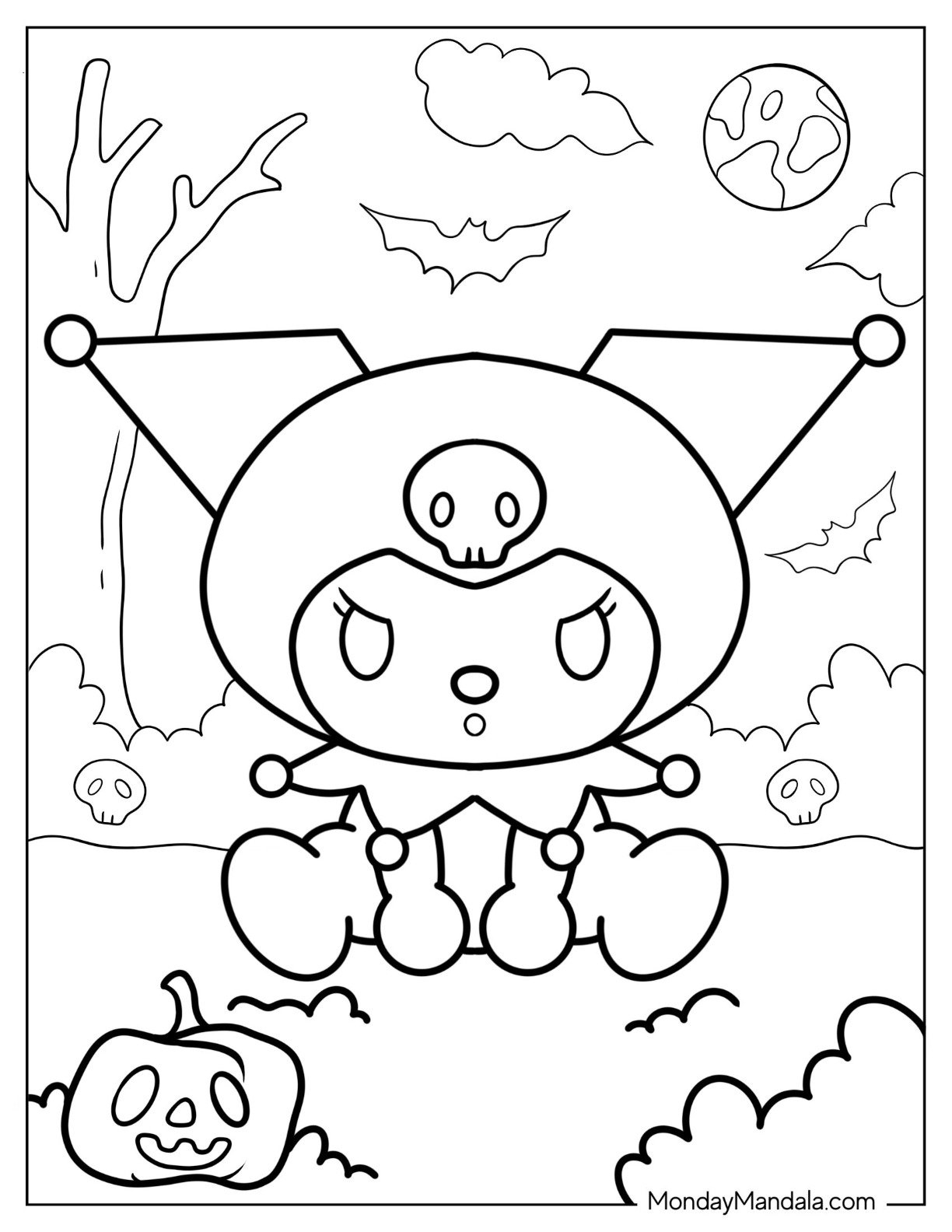 22 Kuromi Coloring Pages Free PDF Printables 