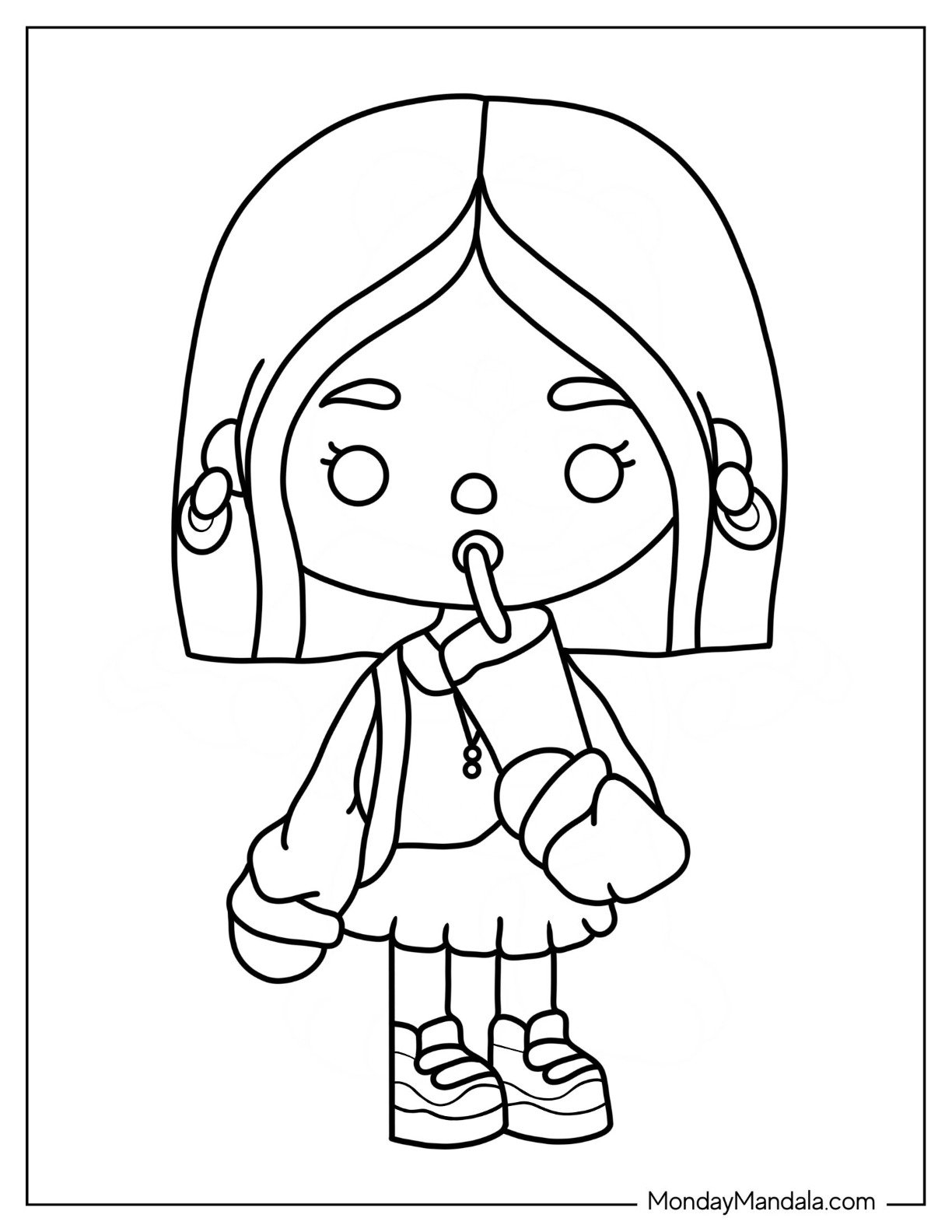Toca Boca Paper Doll Printable Pdf