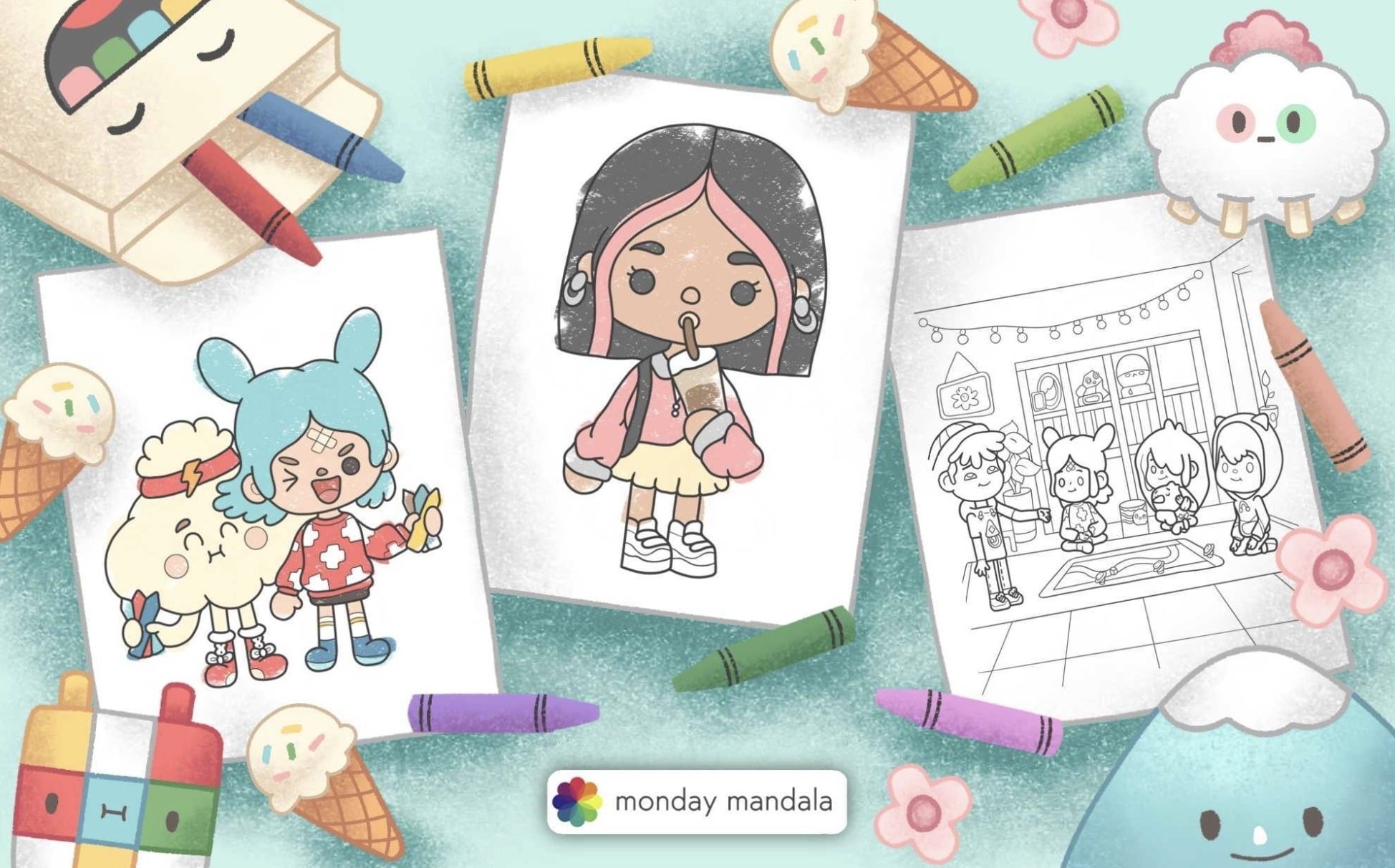 24 Toca Boca Coloring Pages Free PDF Printables 