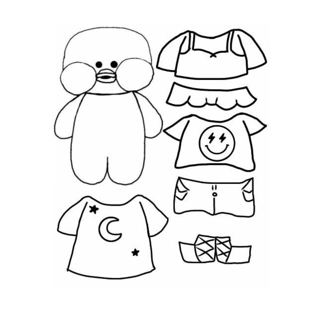 Paper Duck Printable