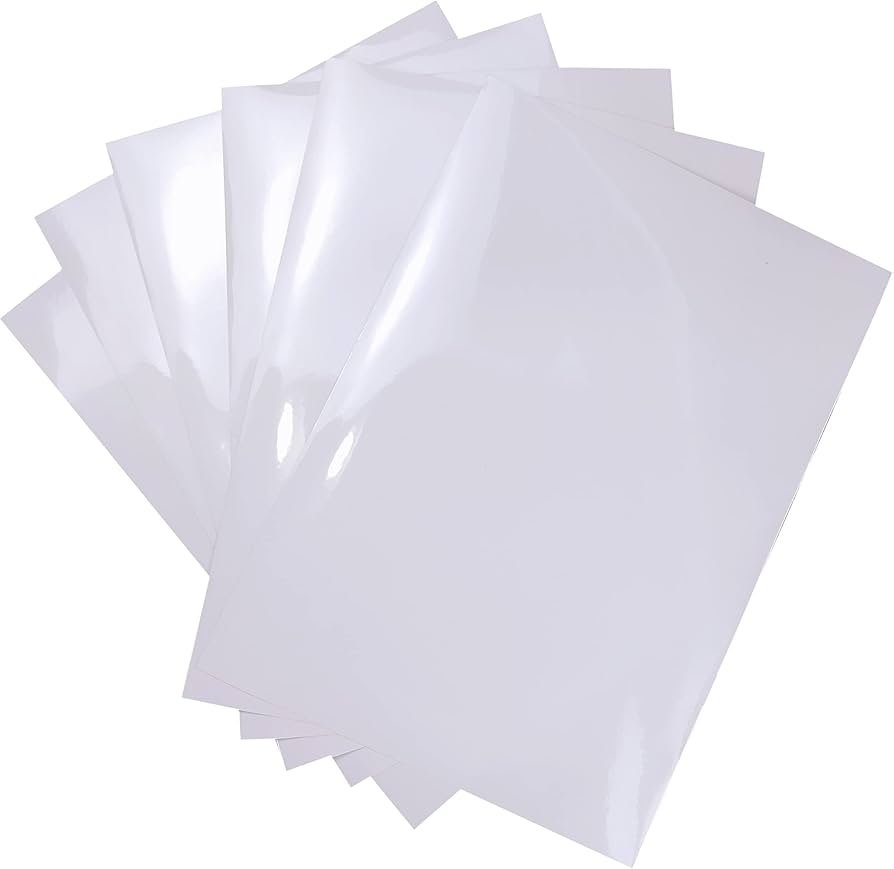 28 Sheets A4 Size Clear Premium Cold Laminated Film Crystal Clear Overlay Laminating Pouches Self Adhesive Amazon de Stationery Office Supplies