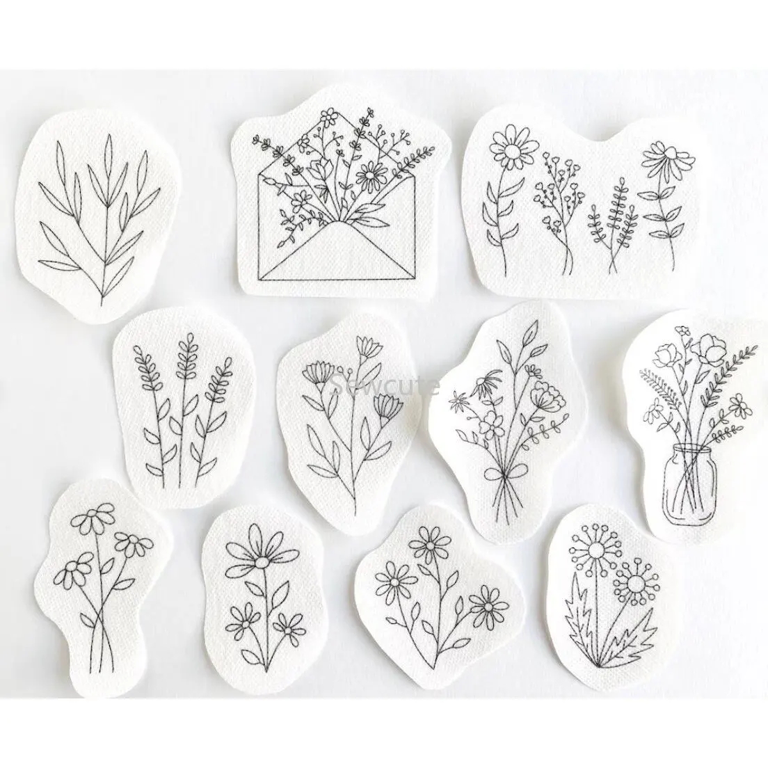 2sheets Blank Printable Hand Embroidery Pattern Stick And Stitch Stabilizer Transfer Patch Paper Trendy For Clothes 297x210mm AliExpress