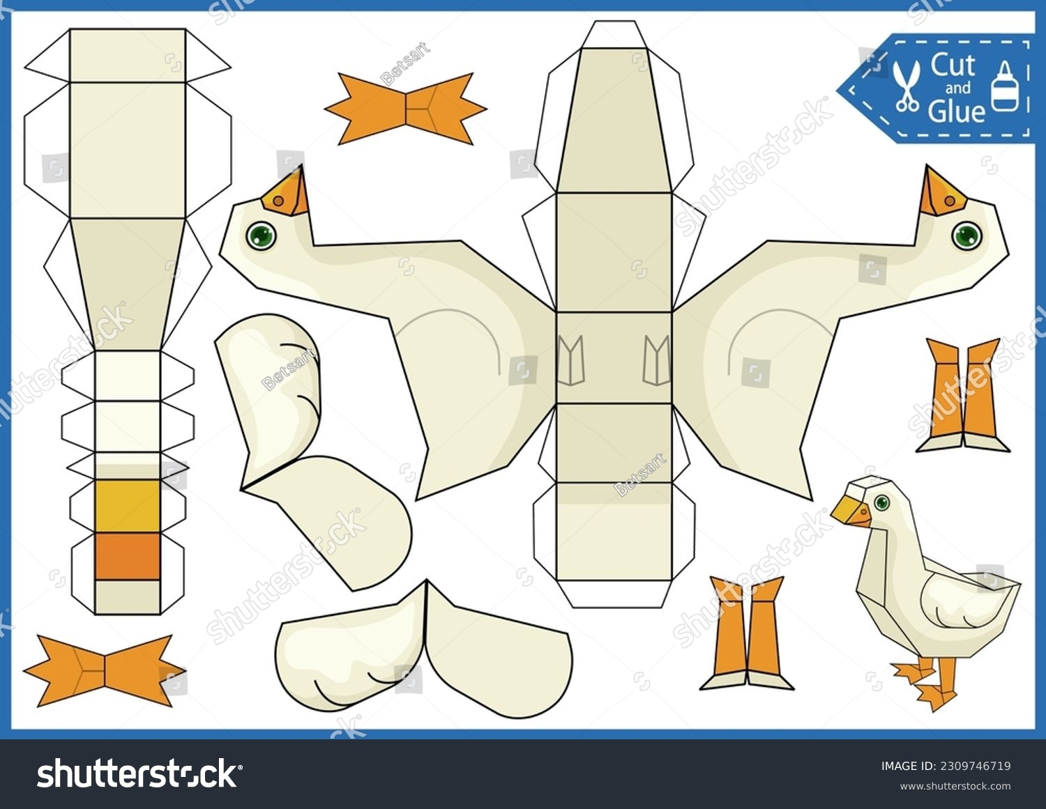 3 7 Tausend Papercraft Template Lizenzfreie Bilder Stockfotos Und Aufnahmen Shutterstock