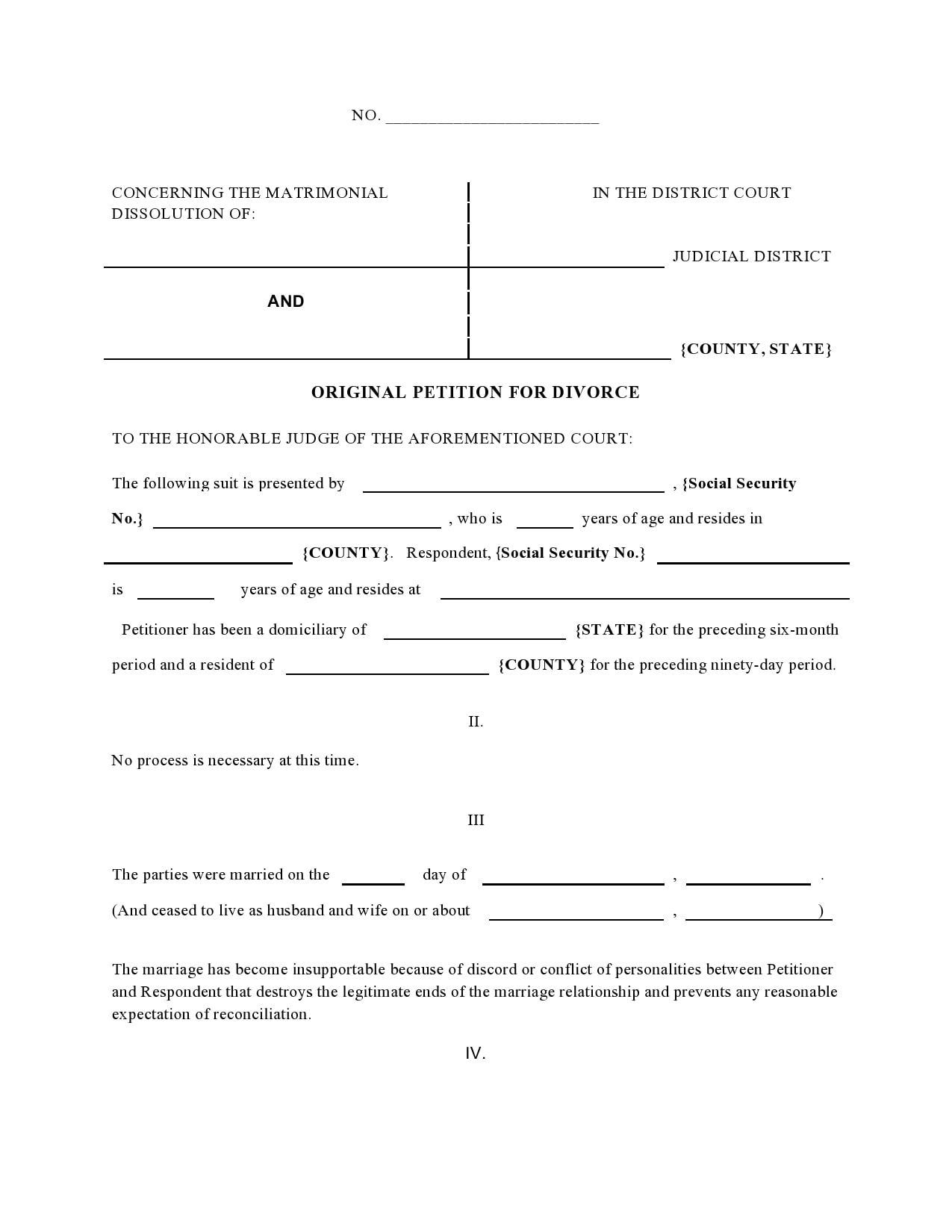 30 Free Divorce Papers Real Fake TemplateArchive