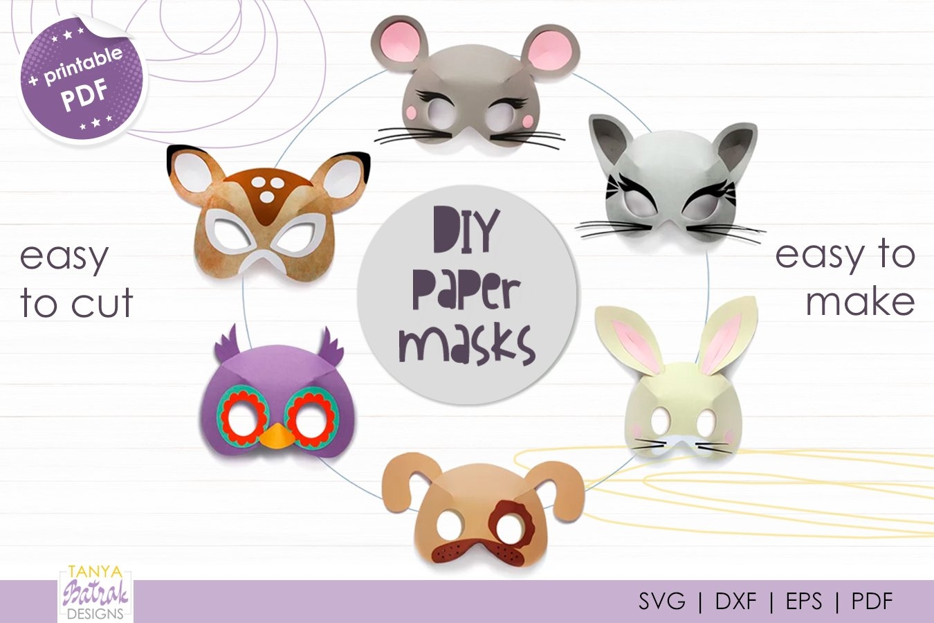 3D Paper Masks 3D Mask Printable Mask Owl Mask 1572309 