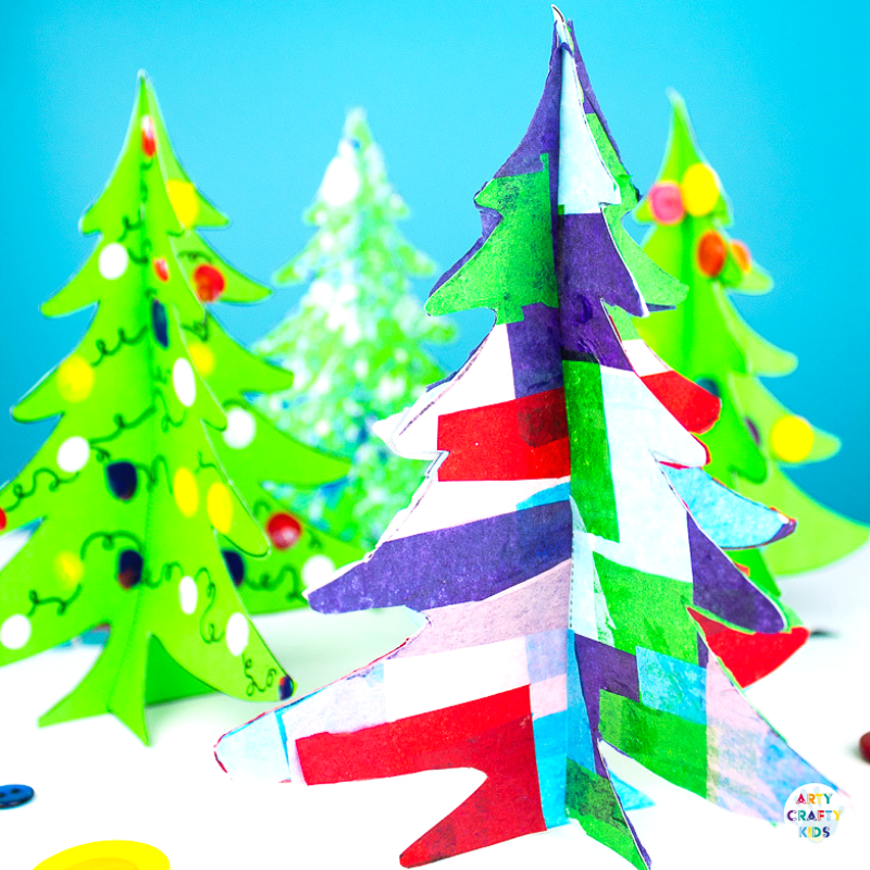 3D Printable Christmas Tree Craft Arty Crafty Kids