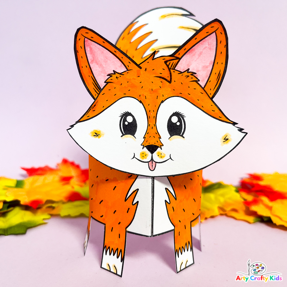 3D Printable Fox Craft Arty Crafty Kids