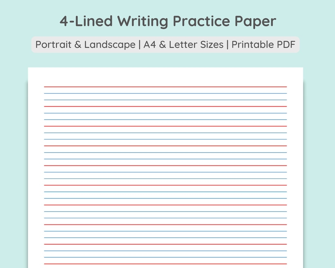 Handwriting Paper Printable Pdf