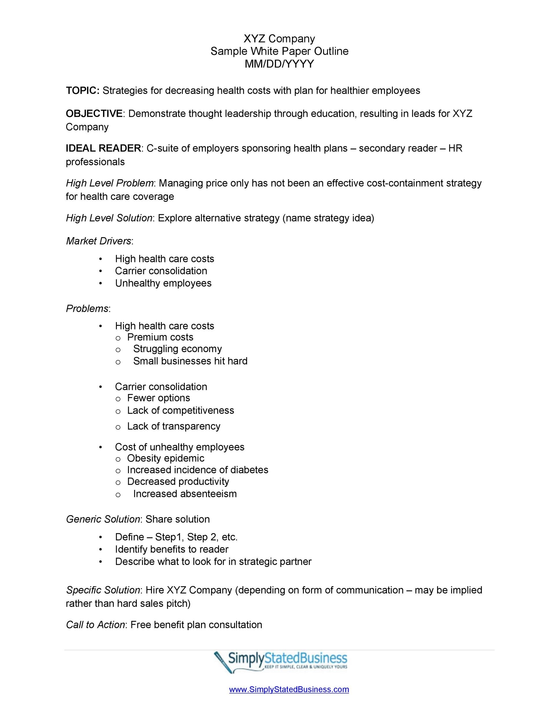 50 Best White Paper Templates MS Word TemplateLab