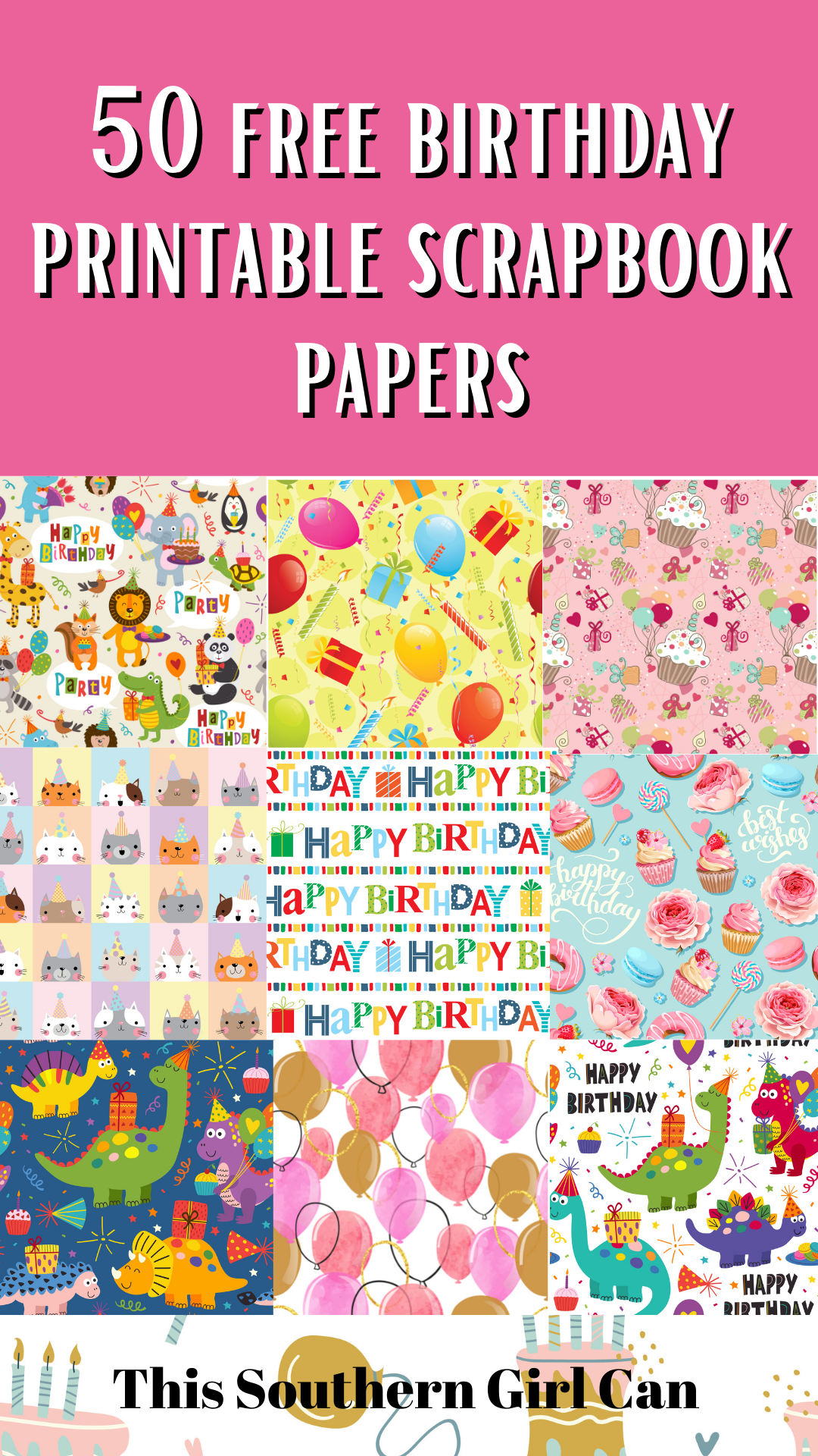 Free Printable Scrapbook Paper