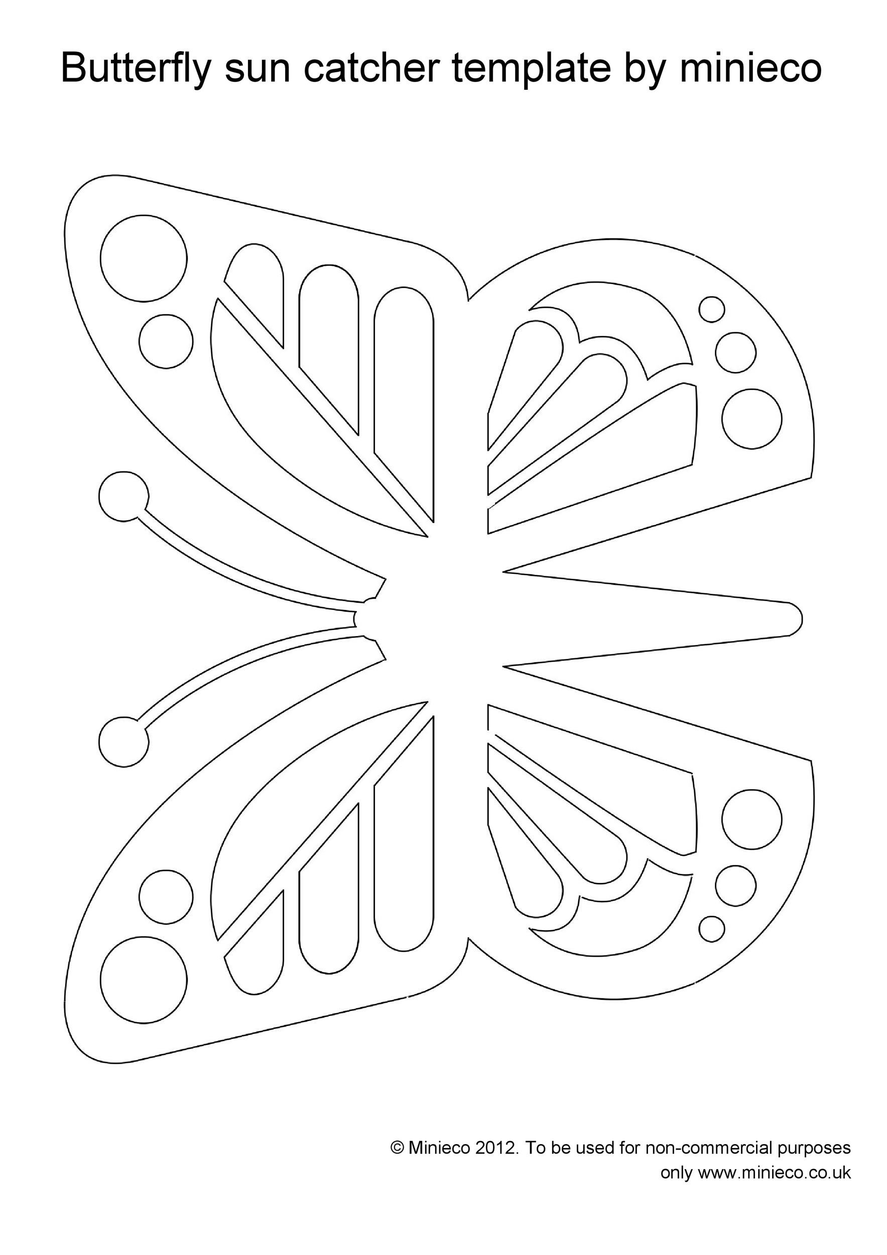 Printable Paper Butterfly Cutting