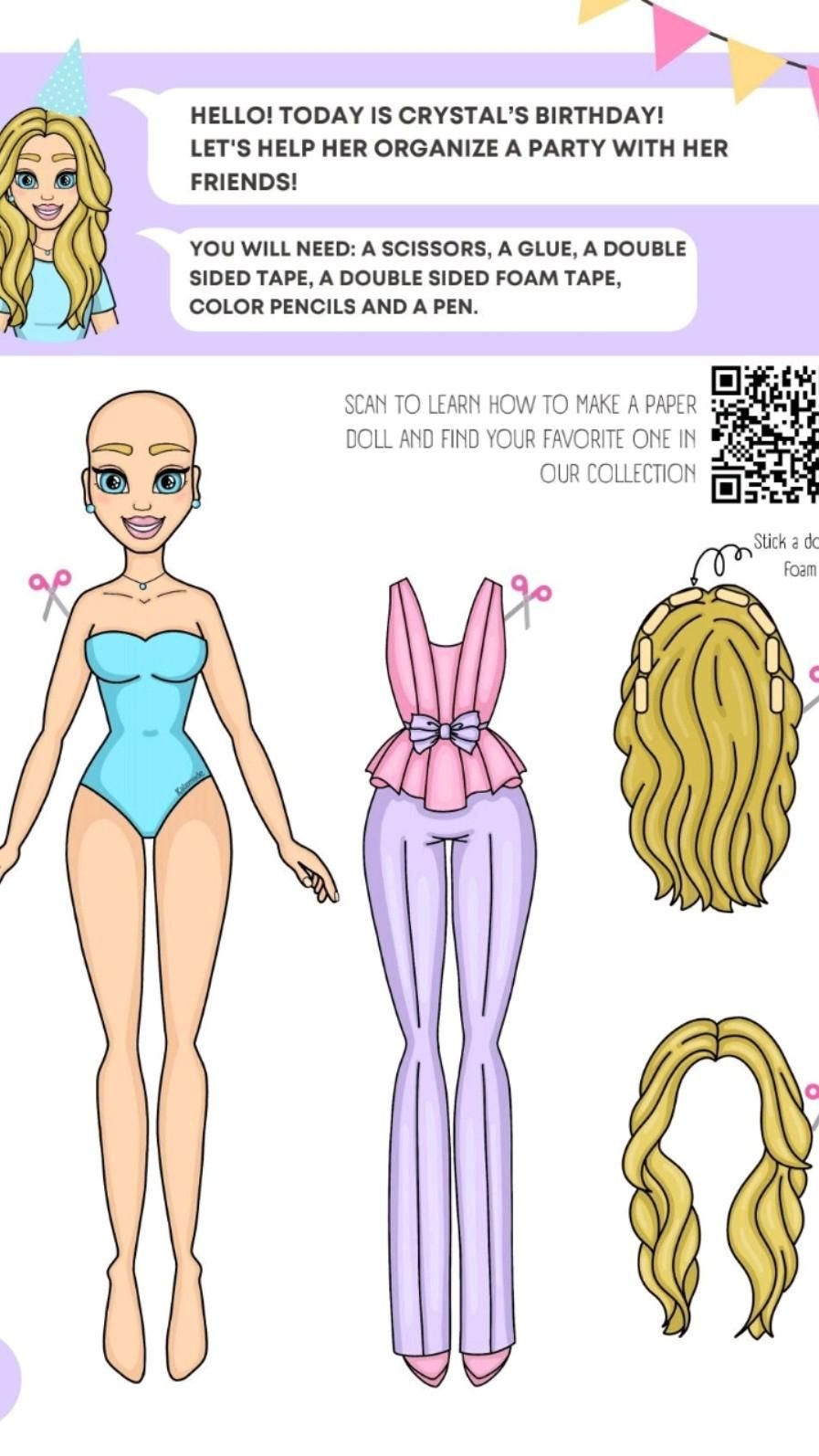 Paper Doll Printable Kate Made