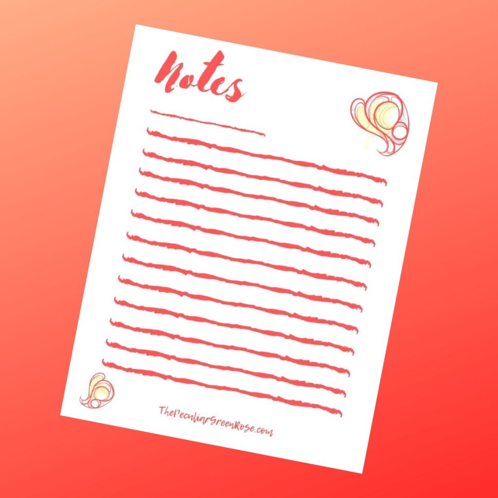 Free Printable Note Paper