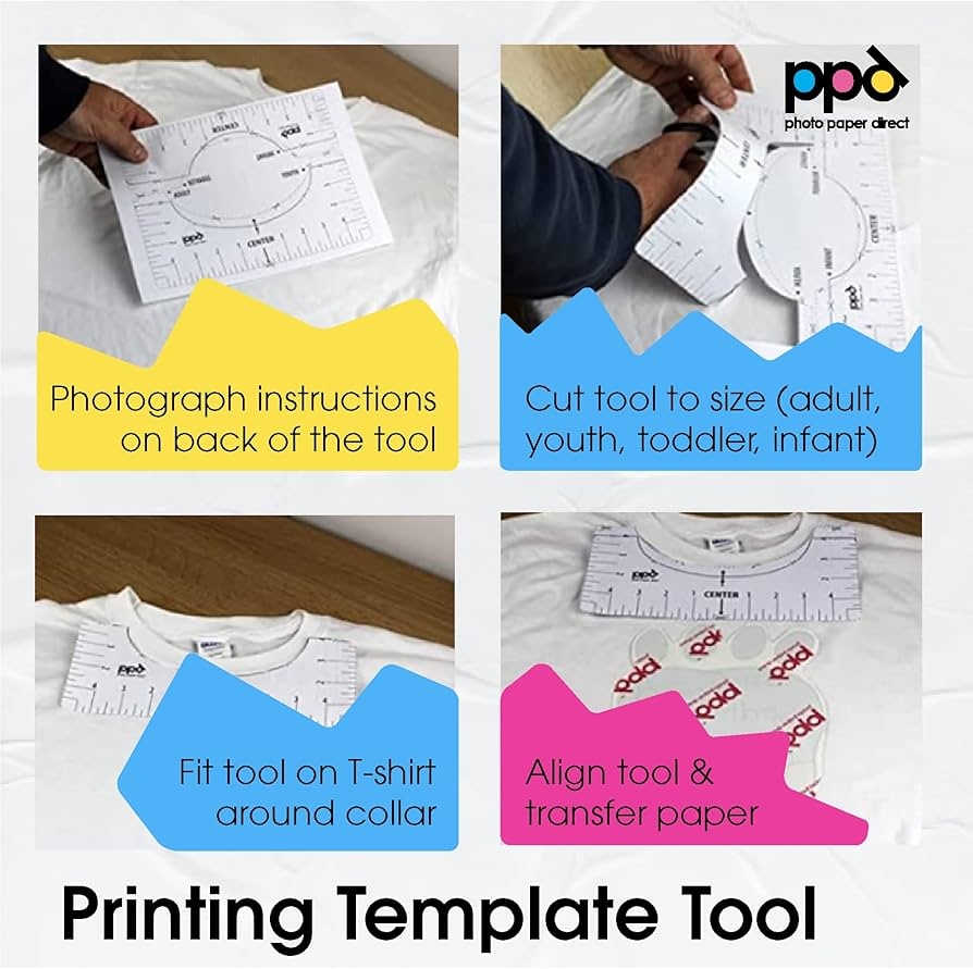 A4 Inkjet Iron On Transfers Paper T Shirt Transfers Light T Shirt X 20 Sheets Amazon de Home Kitchen