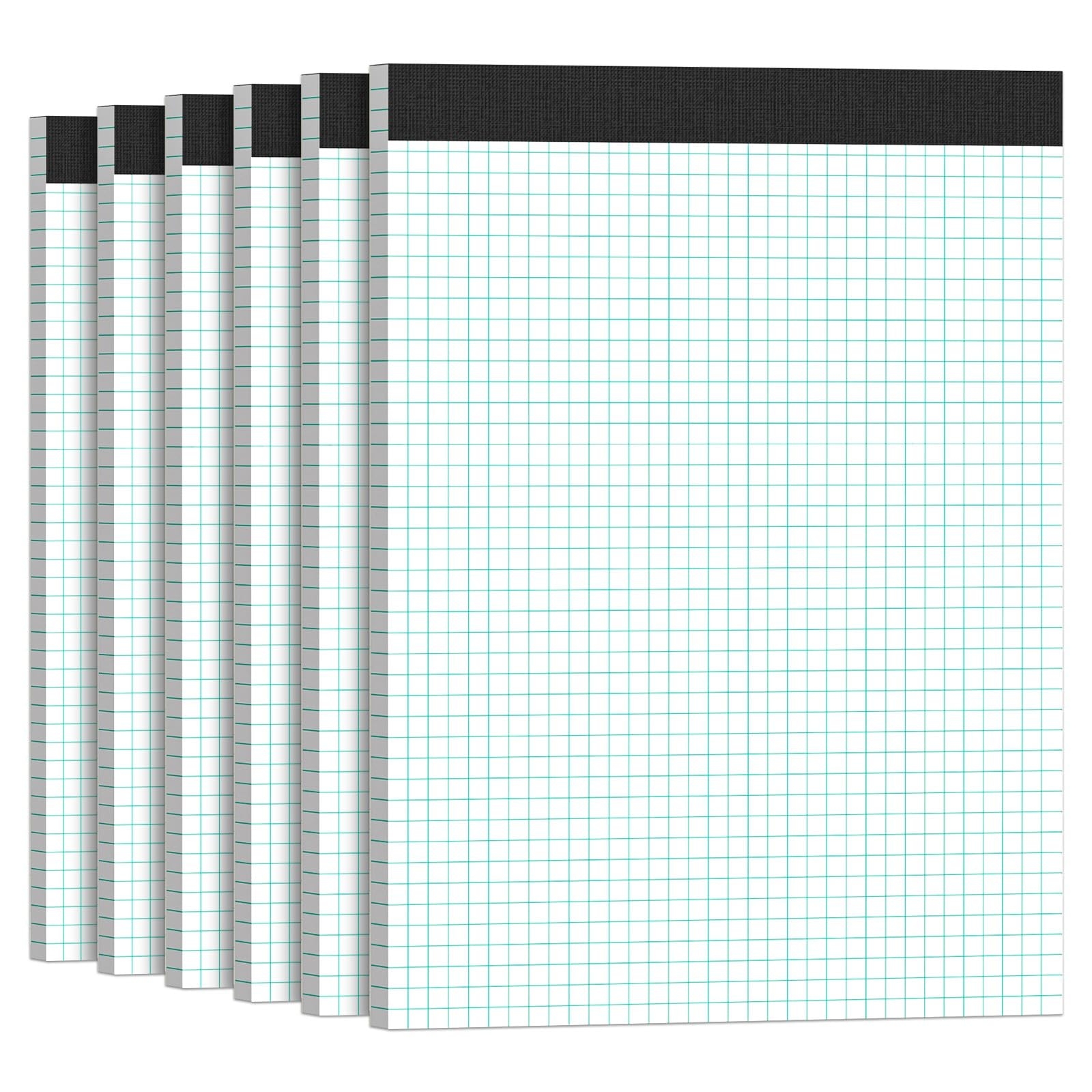 Amazon 6 Pack Quad Ruled Graph Paper Pads 8 5 X 11 White Quadrille Pads Graphing Paper Engineer Grid Paper Pad 8 5 X 11 Math Paper For Sketching Graph Note Pads Blue