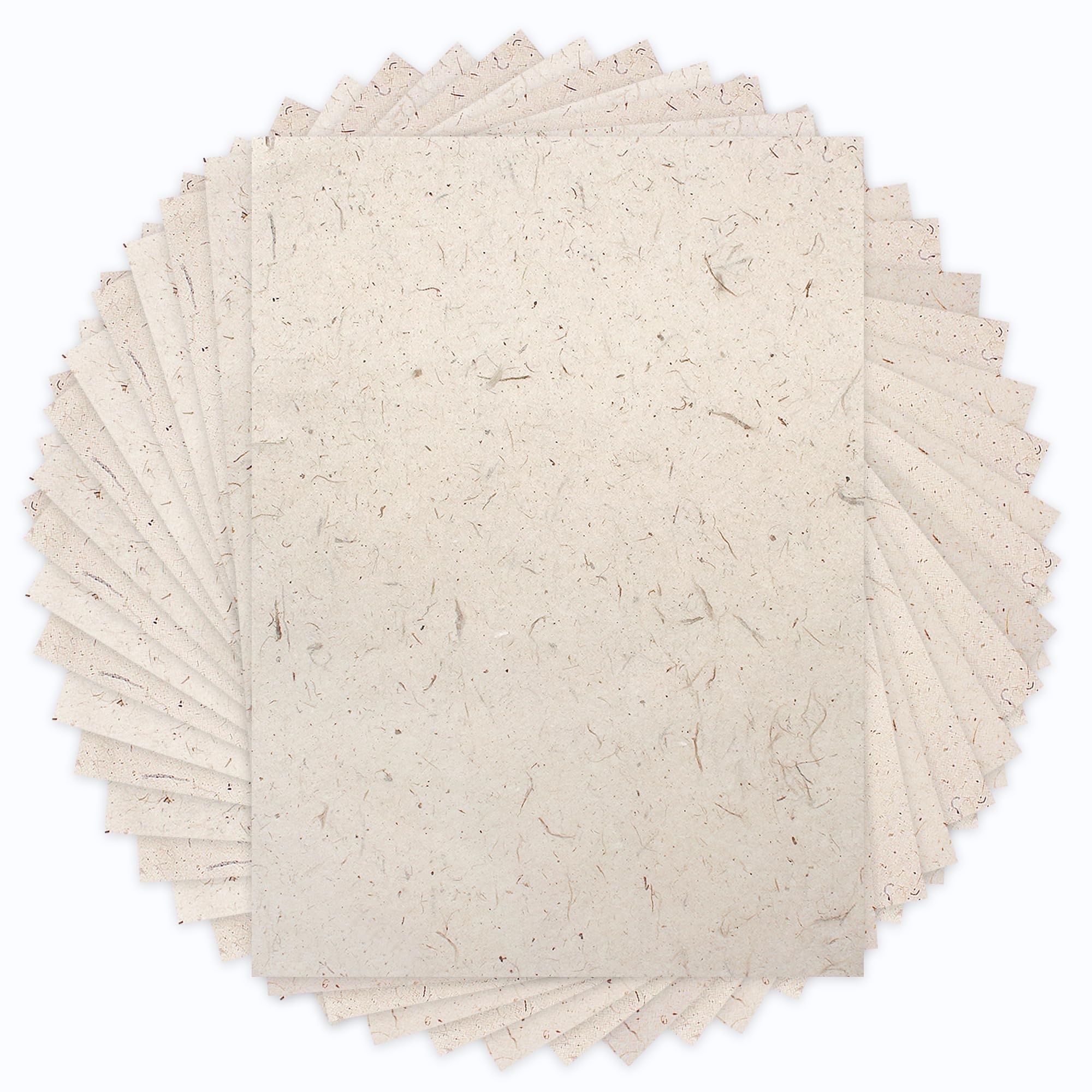 Amazon Benvo 50 Sheets A4 Natural Mulberry Paper Visible Leaves Fiber Rice Paper Printable Decoupage Tissue Paper Sheets For Writing Painting Card Making DIY Crafts 8 3x11 7in Semi Transparent Jute 