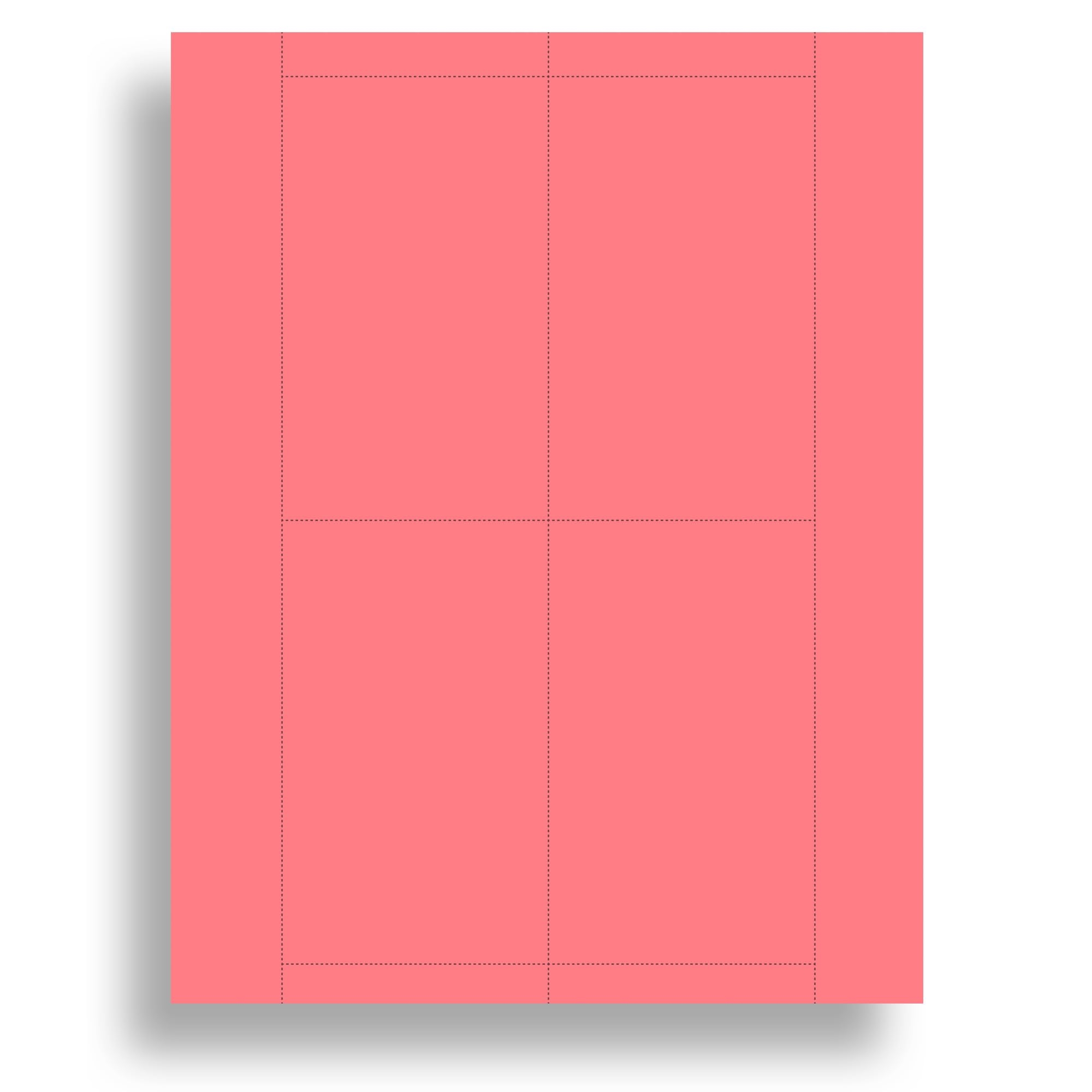 Plain Red Paper Printable