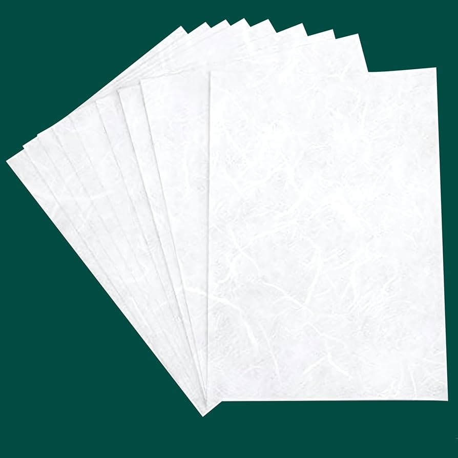 Amazon Printable Rice Paper Sheets I Decoupage Paper For Inkjet And Laser Printer I Craft Supplies I 8 5x11 30 35GSM 10 