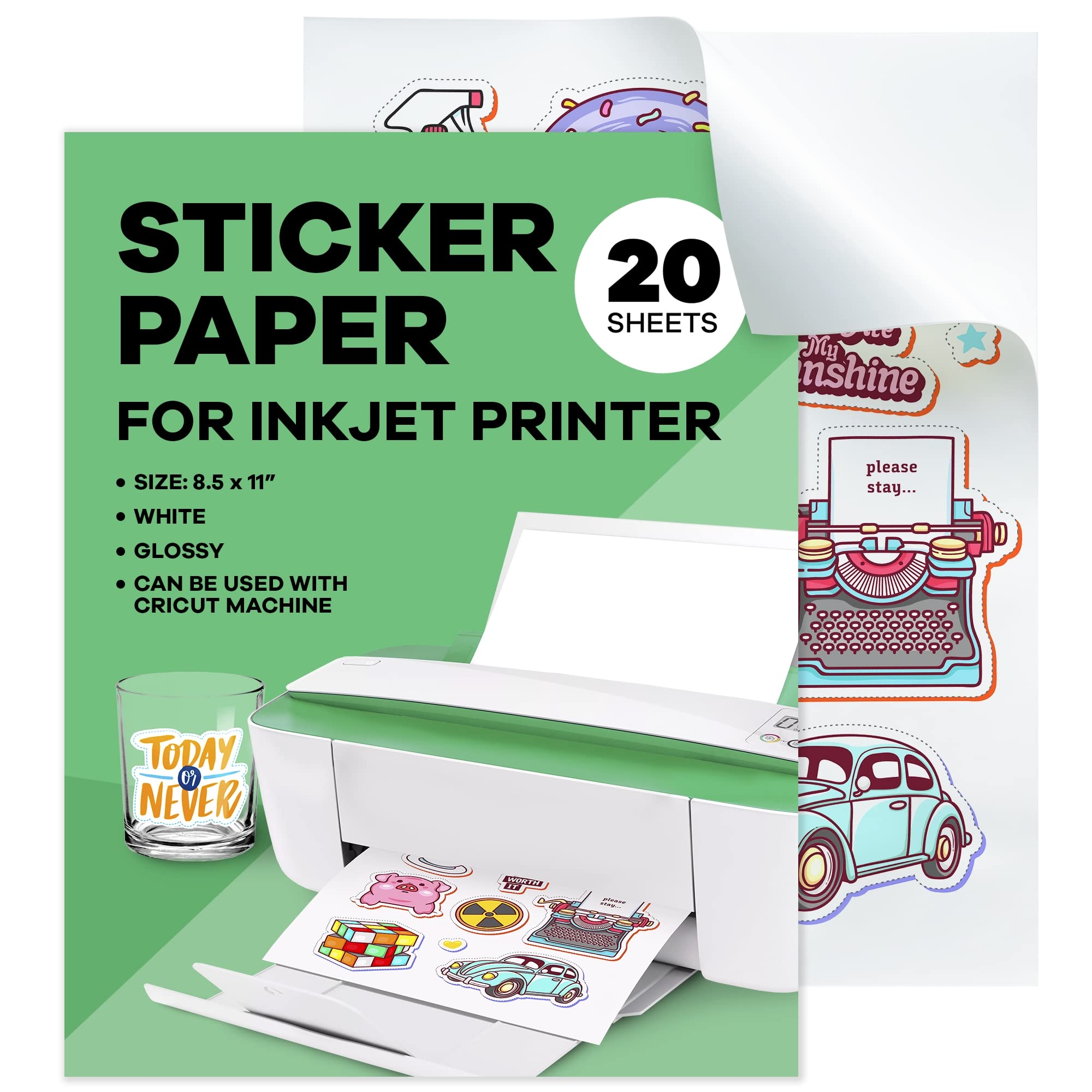 Printable Sticker Paper Nearby