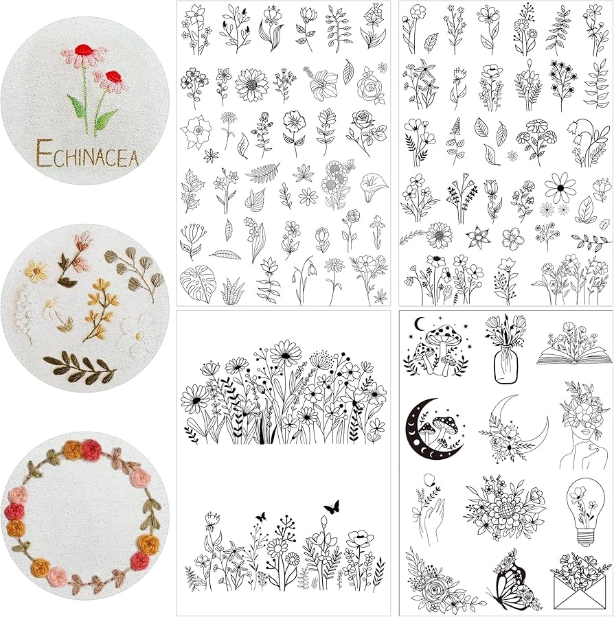 Printable Embroidery Paper