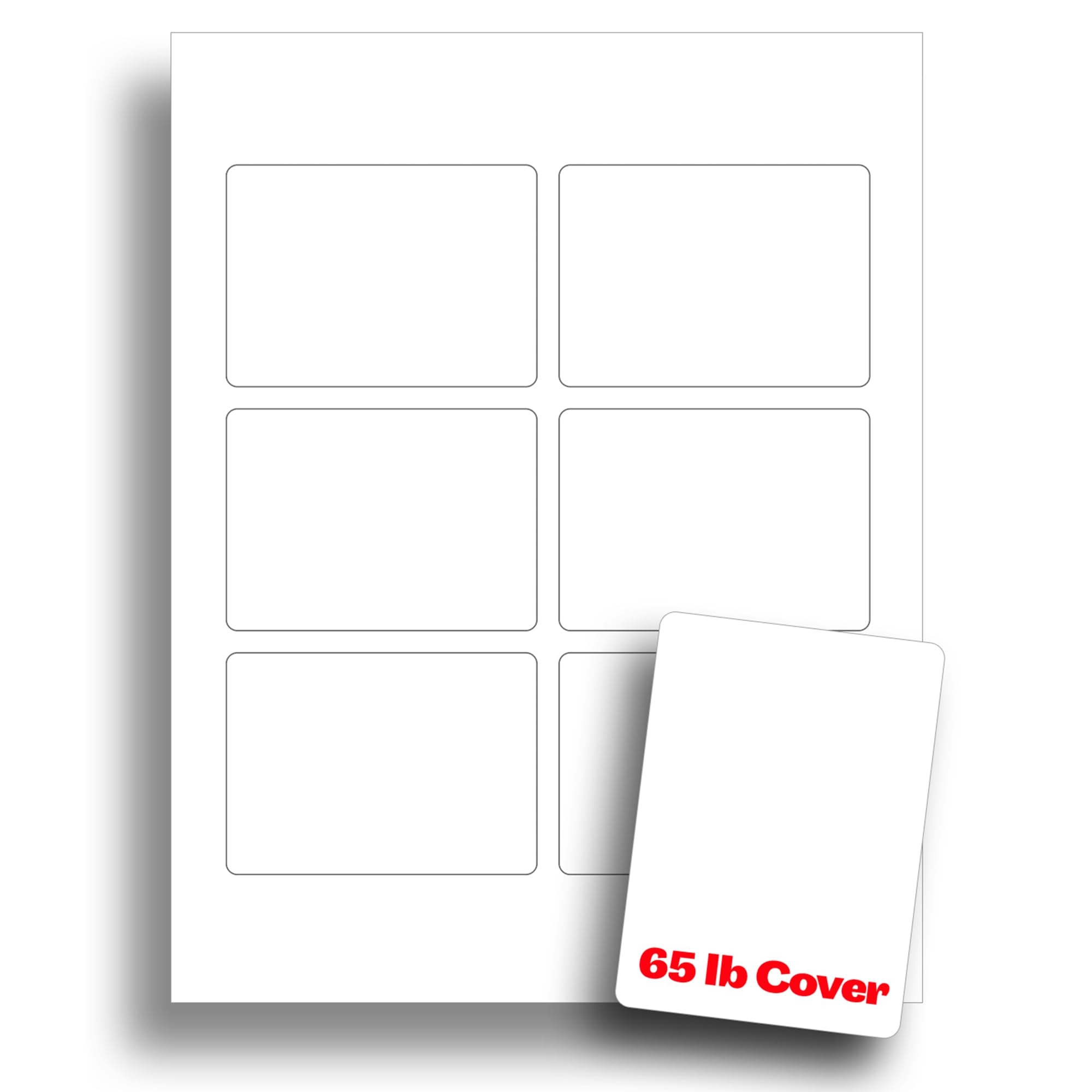 Amazon White Printable Playing Card Paper Blank Playing Cards For Inkjet Laser Printers 65lb Cover 10 Sheets 60 Blank Playing Cards Arts Crafts Sewing