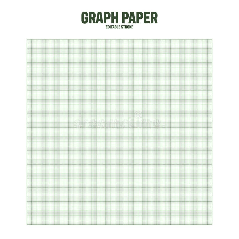 Green Graph Paper Printable