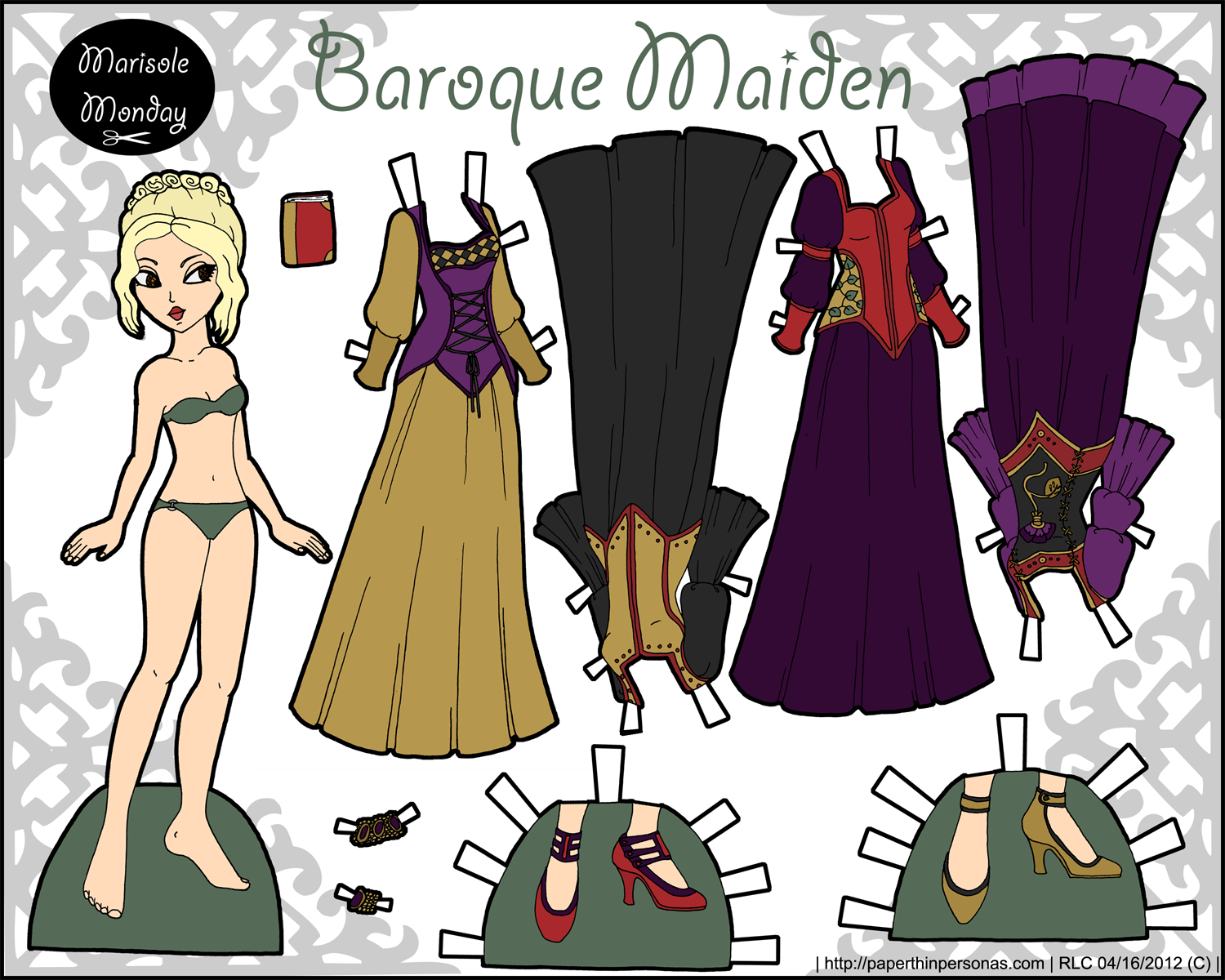 Marisole Monday Printable Paper Dolls