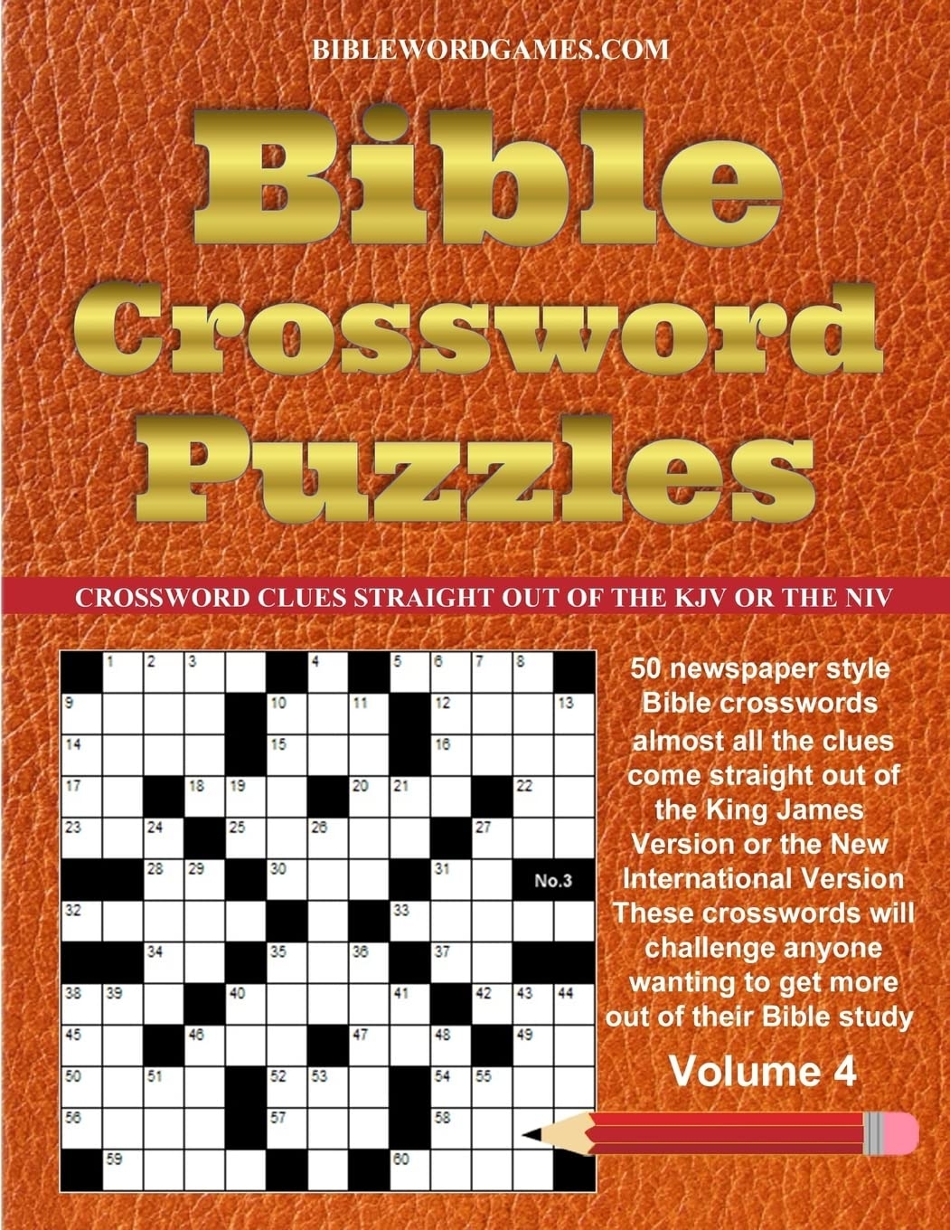 Bible Crossword Puzzles Volume 4 50 Newspaper Style Zambia Ubuy