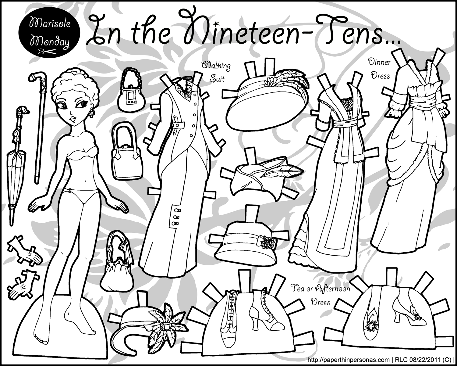Family Paper Dolls Printable