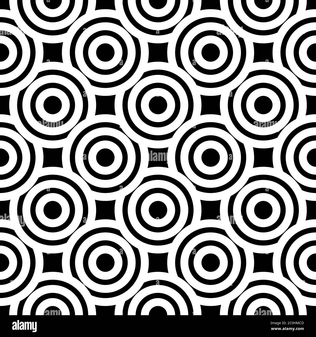 Black And White Simple Seamless Pattern With Circles For Textile Fabric Wallpaper Print Wrapping Paper Vector Illustration Stock Vector Image Art Alamy