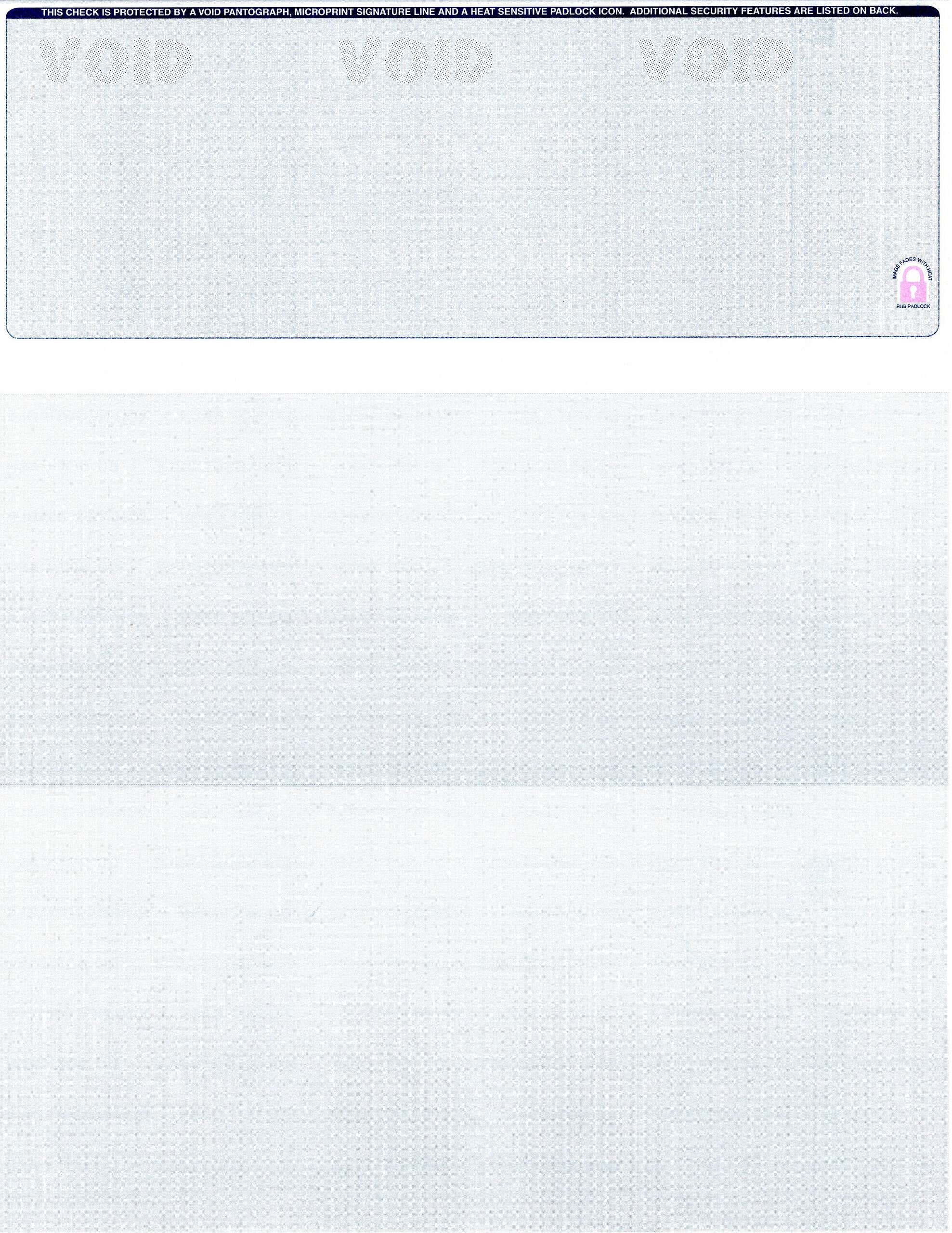 Printable Check Paper