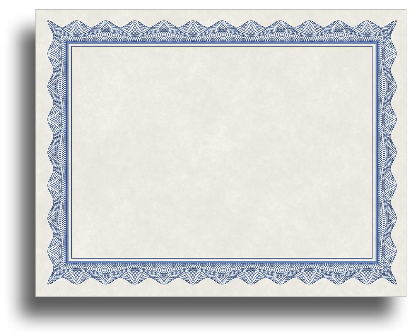 Blank Parchment Paper For Awards Printable With Inkjet Laser 8 5 X 11 25 Pack Blue Amazon de Everything Else