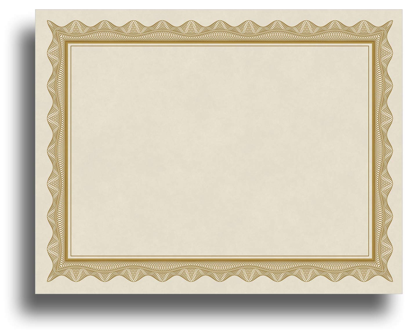 Blank Parchment Paper For Awards Printable With Inkjet Laser Size 8 5 X 11 Inch 100 Pack Gold Amazon de