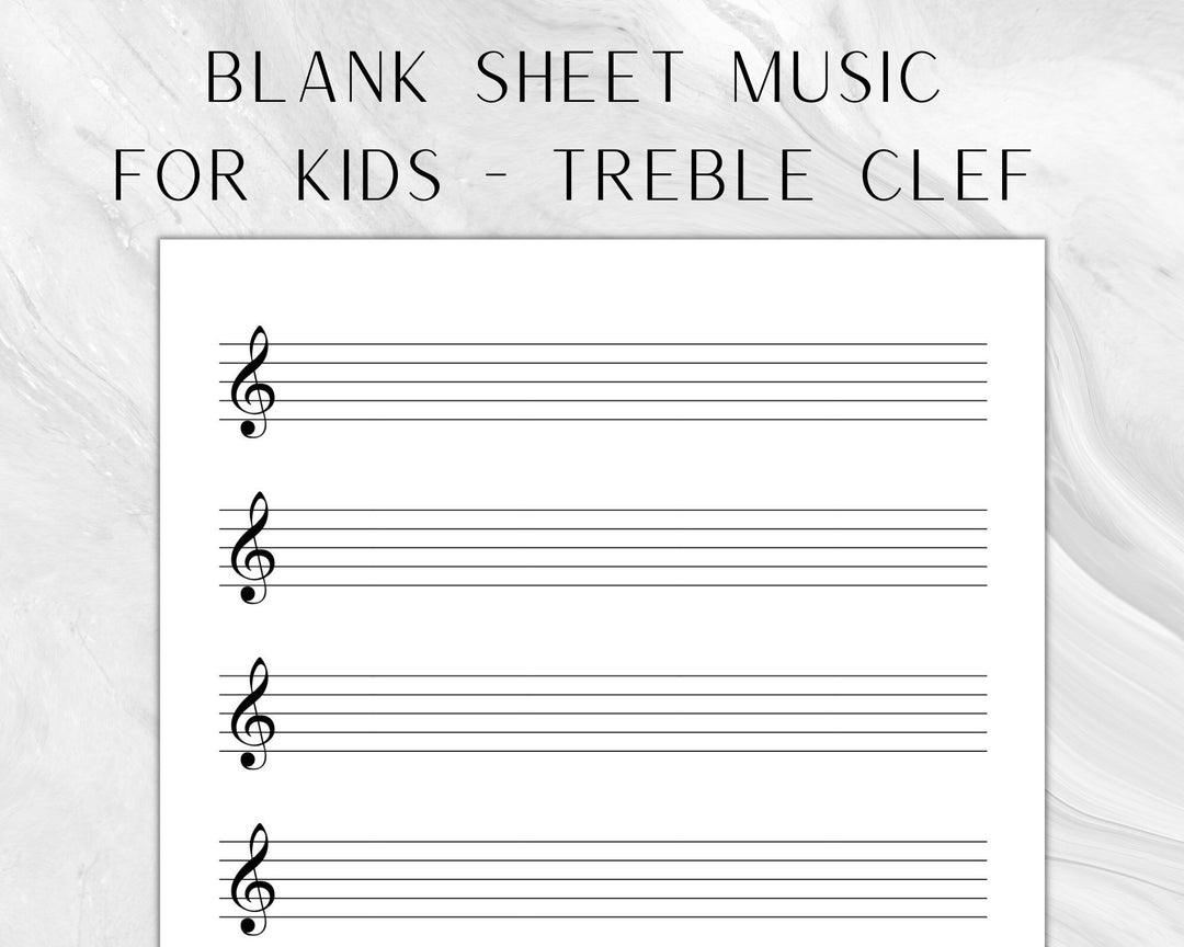 Blank Manuscript Paper Printable