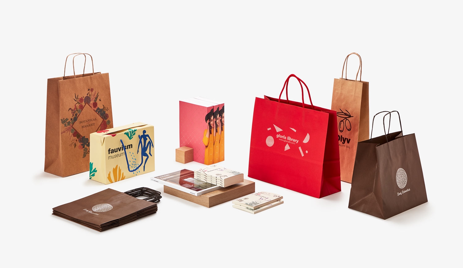 Branded Paper Bags Custom Printed Pixartprinting