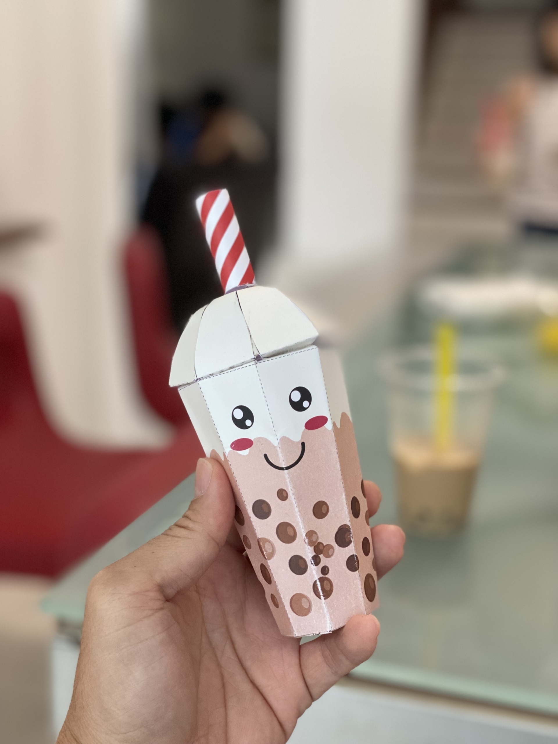 Bubble Tea Papercraft Download Printable Mr Bottle Kid s Party Singapore Party Planner