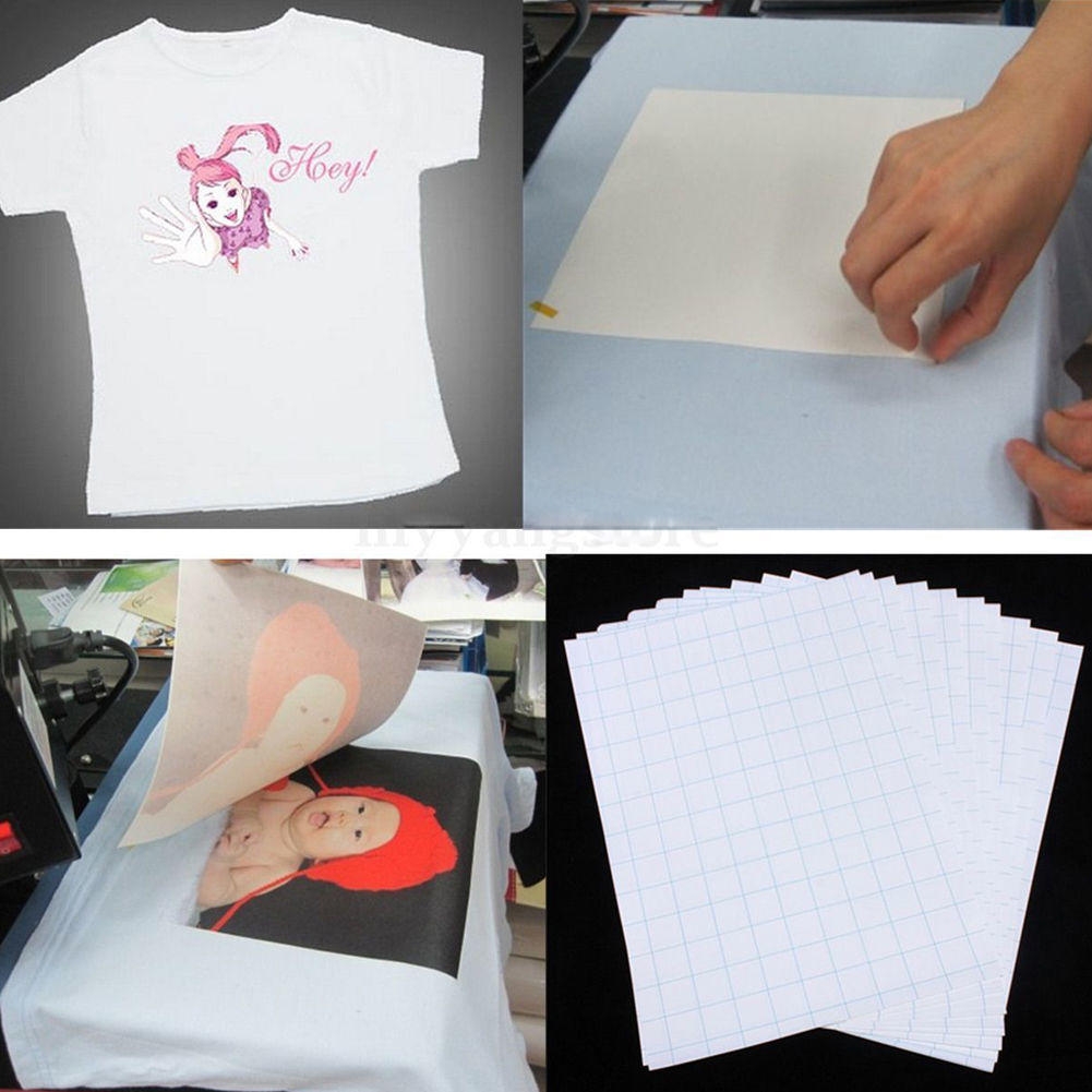 Buy 10pcs set T Shirt Print Iron On Heat Transfer Paper Sheets For Dark Light Cloth At Affordable Prices Free Shipping Real Reviews With Photos Joom