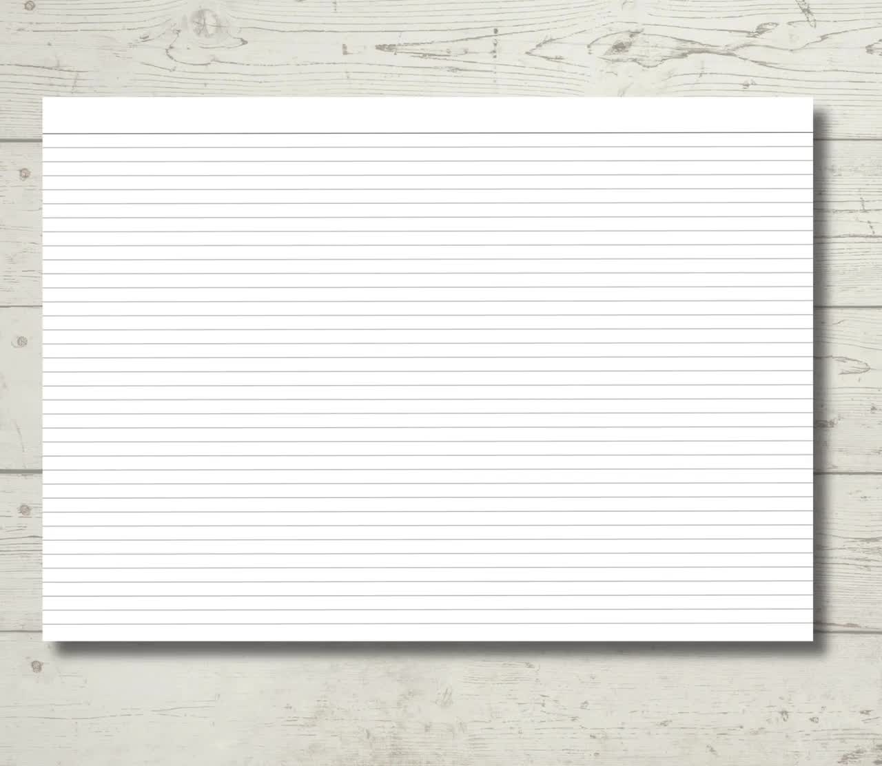 Loose Leaf Paper Printable