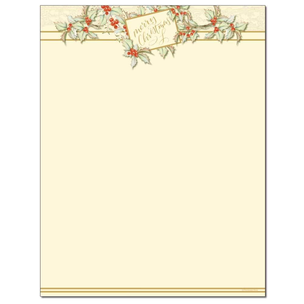 Christmas Letter Paper Printable